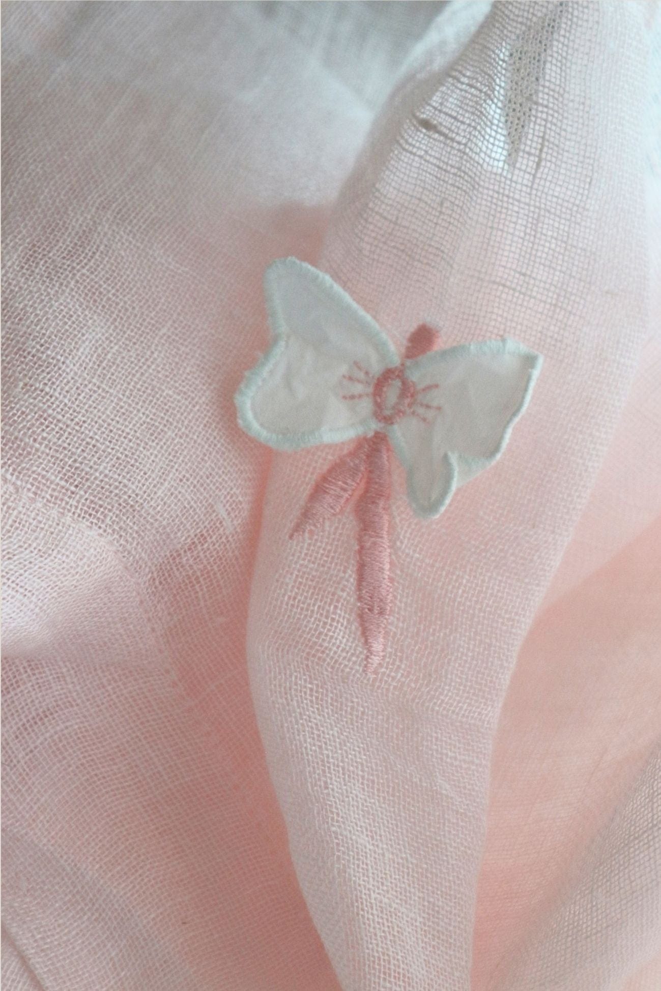 Blanc MariClo' Mal D'Amore Mal D'Amore - Mal D'Amore - Tenda rosa in lino in stile Shabby 140x300 | Blanc MariClo'