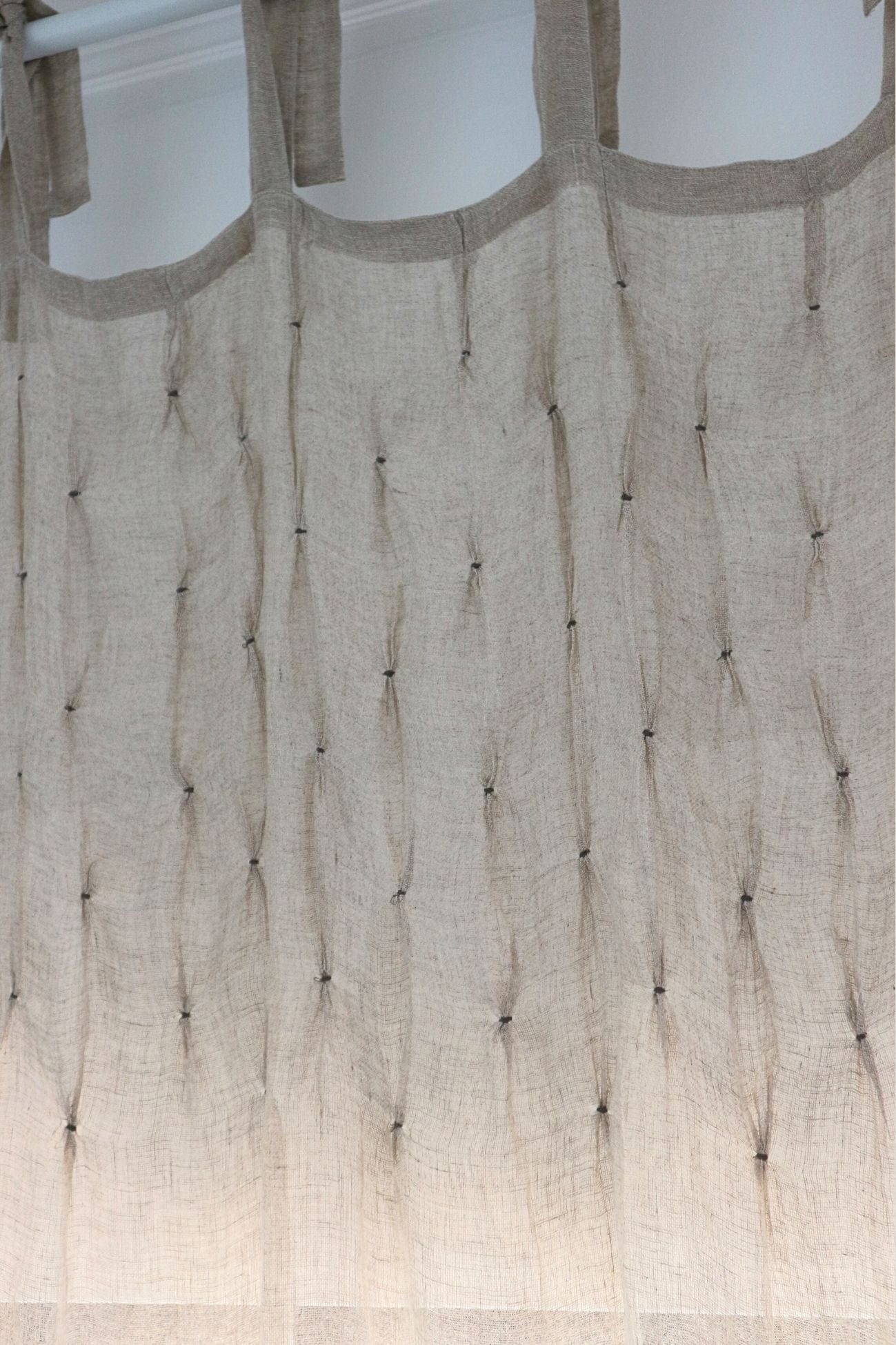 Blanc MariClo' Natural View Natural View - Natural View - Tenda beige in lino 290x135 | Blanc MariClo'