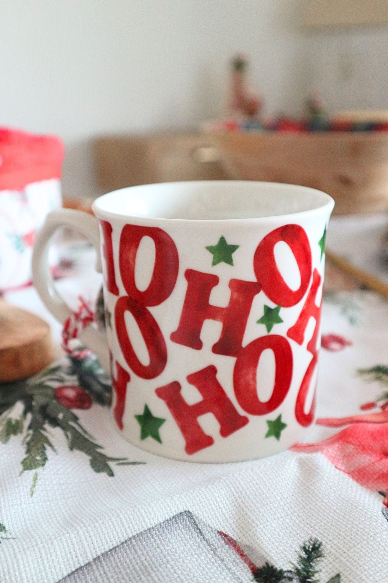 Blanc MariClo' Oh Holy Night Oh Holy Night - Oh oh oh - Tazza natalizia con scritta 400 ml | Blanc MariClo'