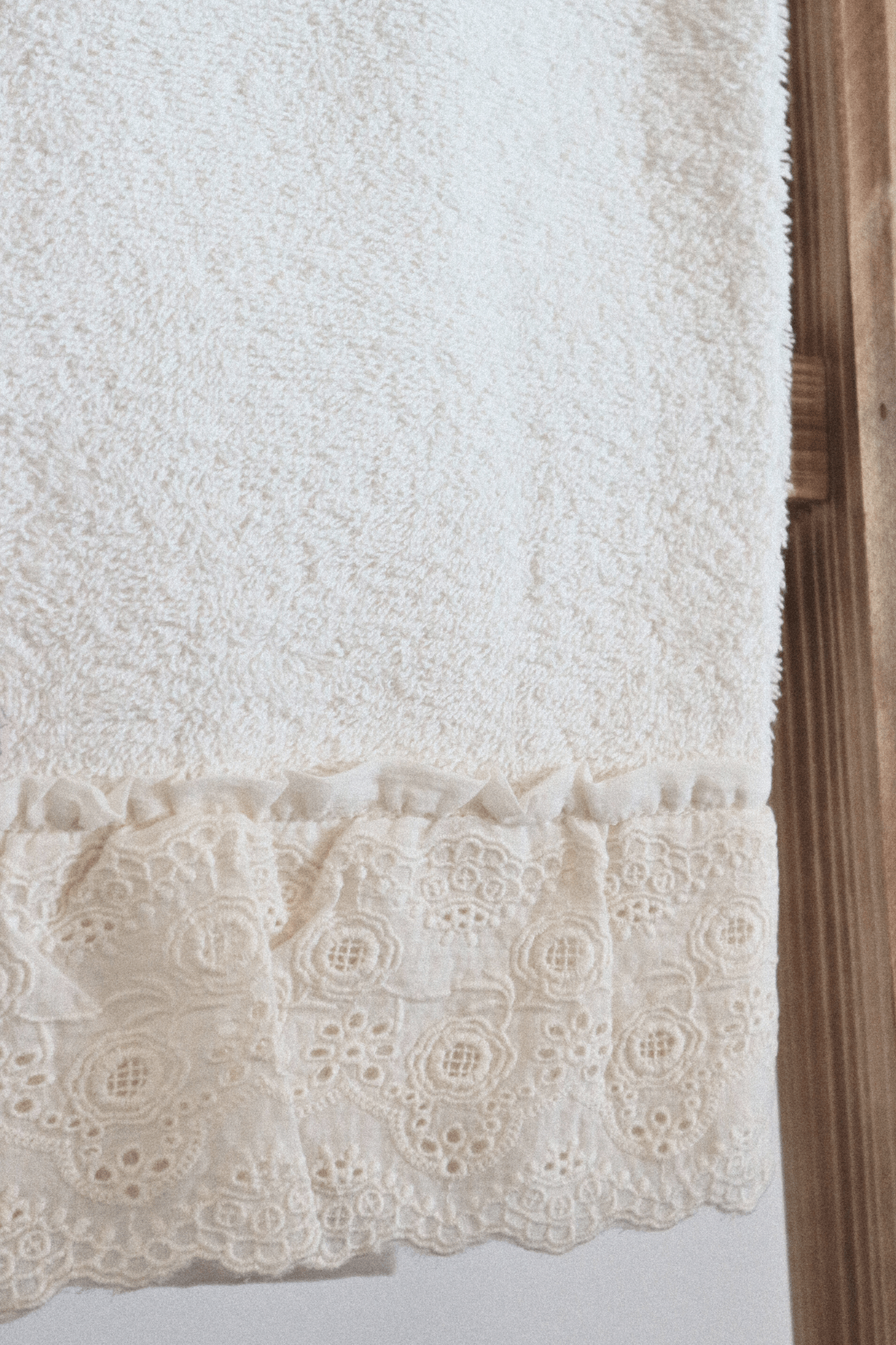 Blanc MariClo' Segreto Prezioso Segreto Prezioso - Segreto Prezioso - Coppia asciugamano viso e ospite in cotone con pizzo San Gallo | Blanc MariClo'