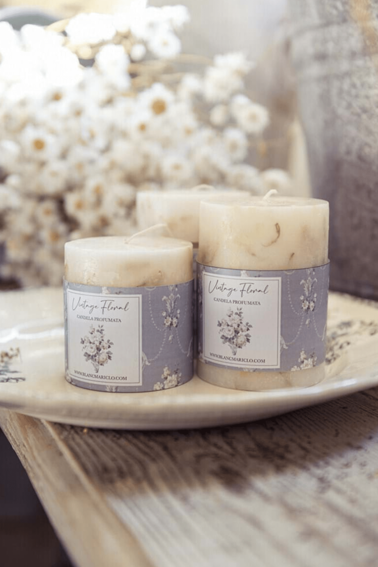 Blanc MariClo' Vintage Floreal Vintage Floreal - Candela profumata fragranza floreale fruttata