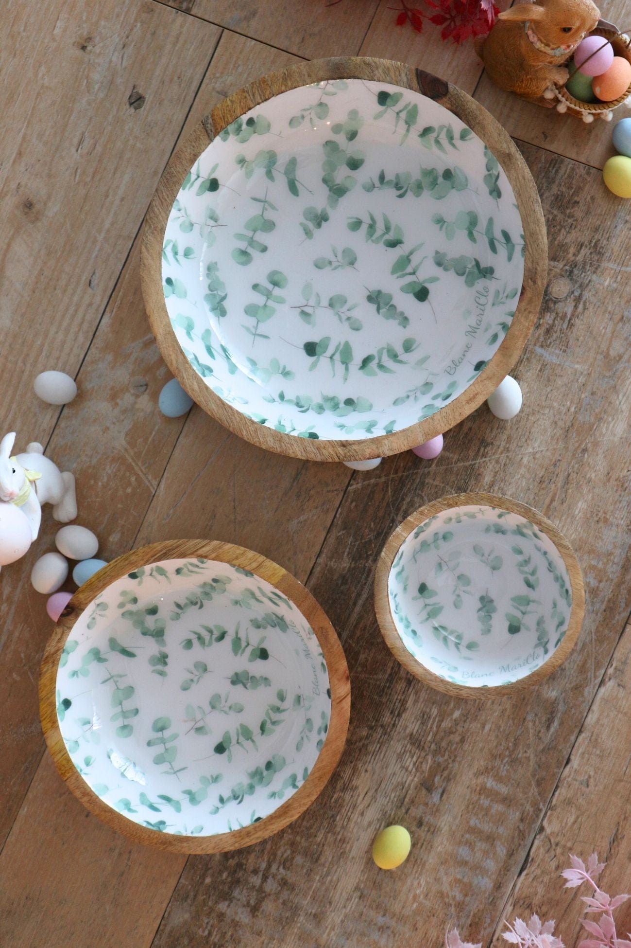 Blanc MariClo' Zerlina Zerlina - Ciotola in legno laccato all'interno | Blanc MariClo' Medio