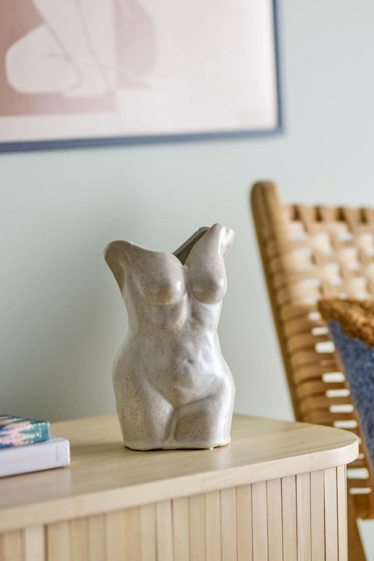 Bloomingville Athena Athena - Vaso decorativo di design in gres | Bloomingville