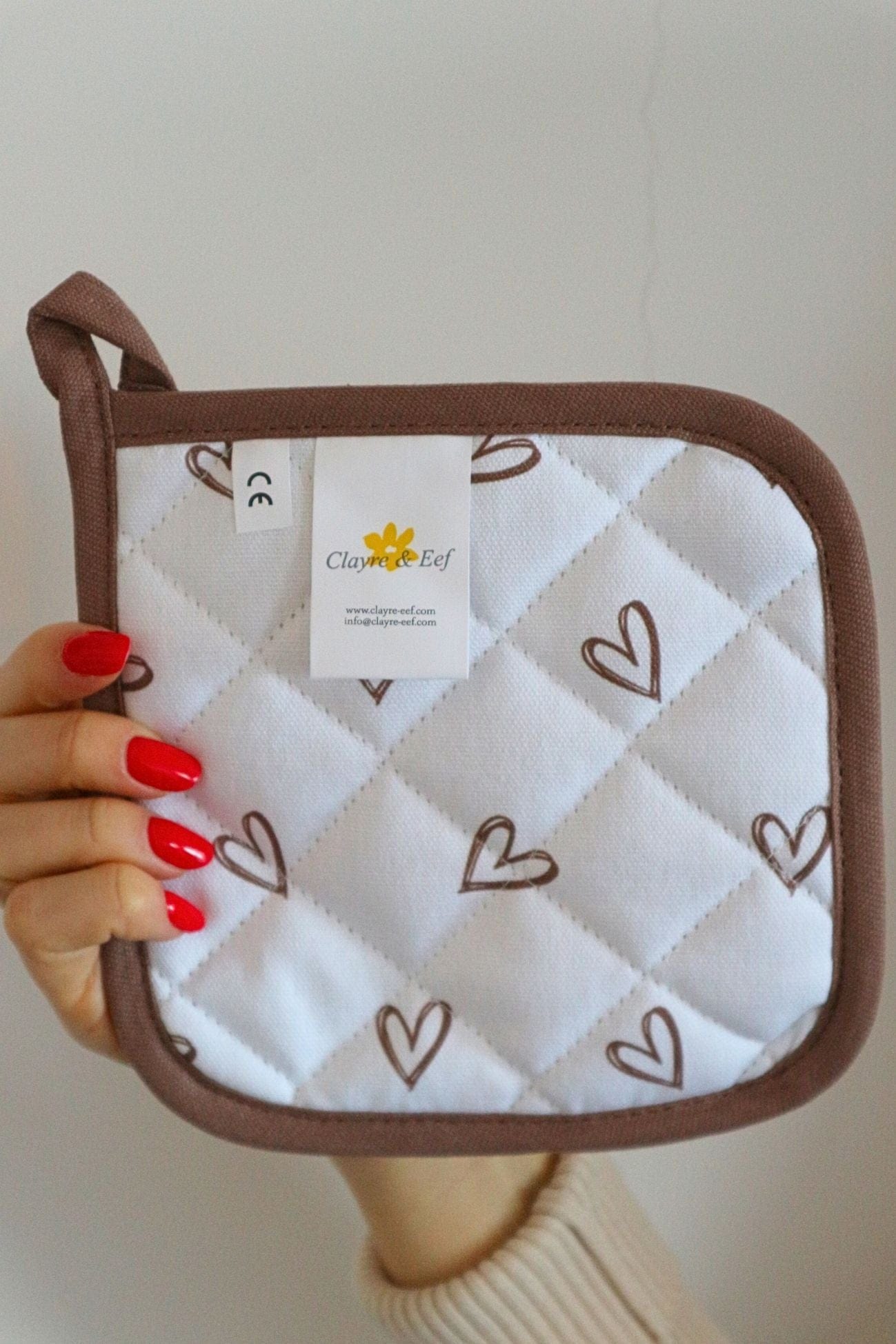 Clayre & Eef Bunny Bunny - Presina pasquale in cotone con gancio | Clayre & Eef