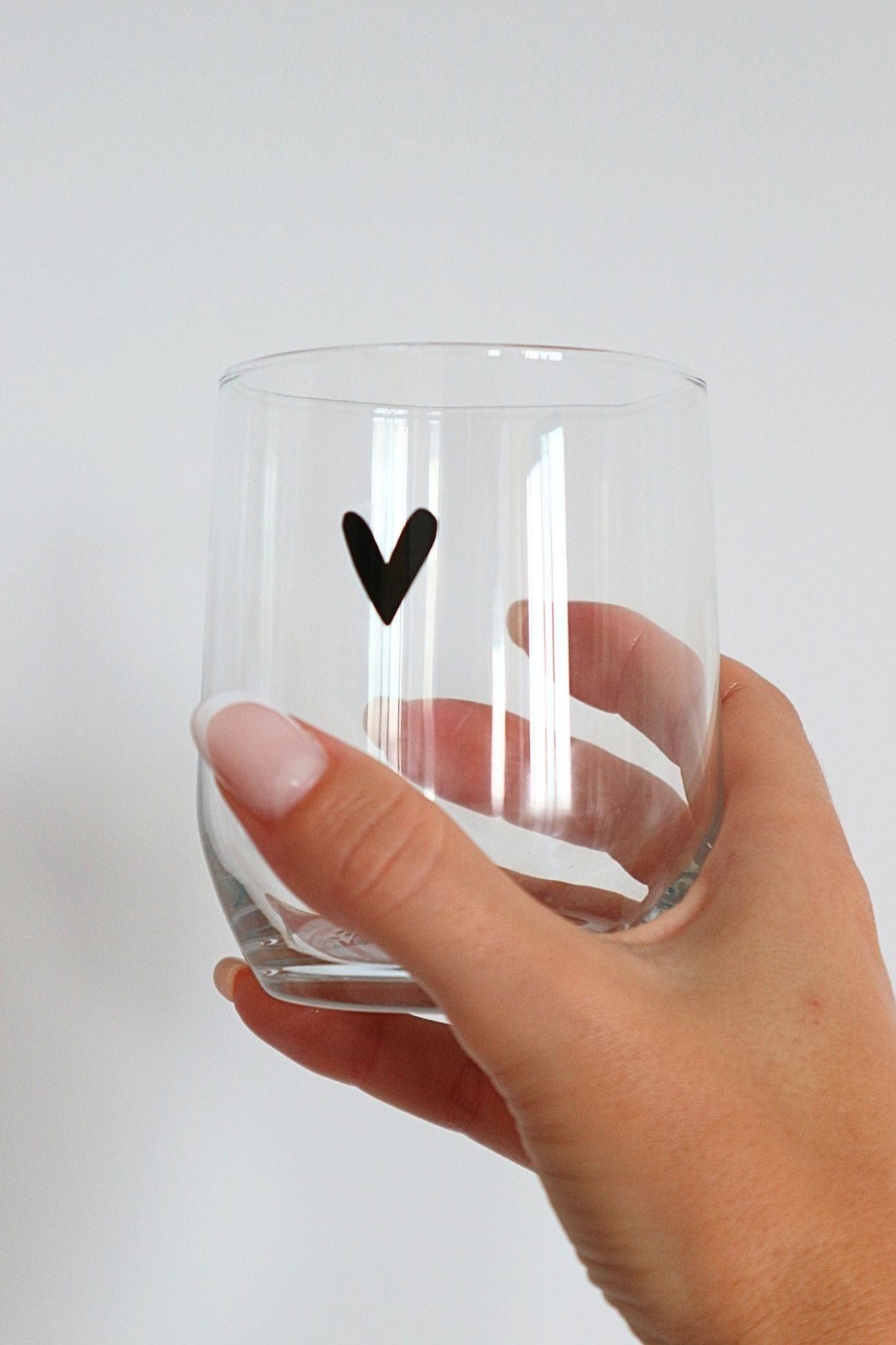 Clayre & Eef Daya Daya - Bicchiere da acqua con cuoricino 300ml | Clayre & Eef