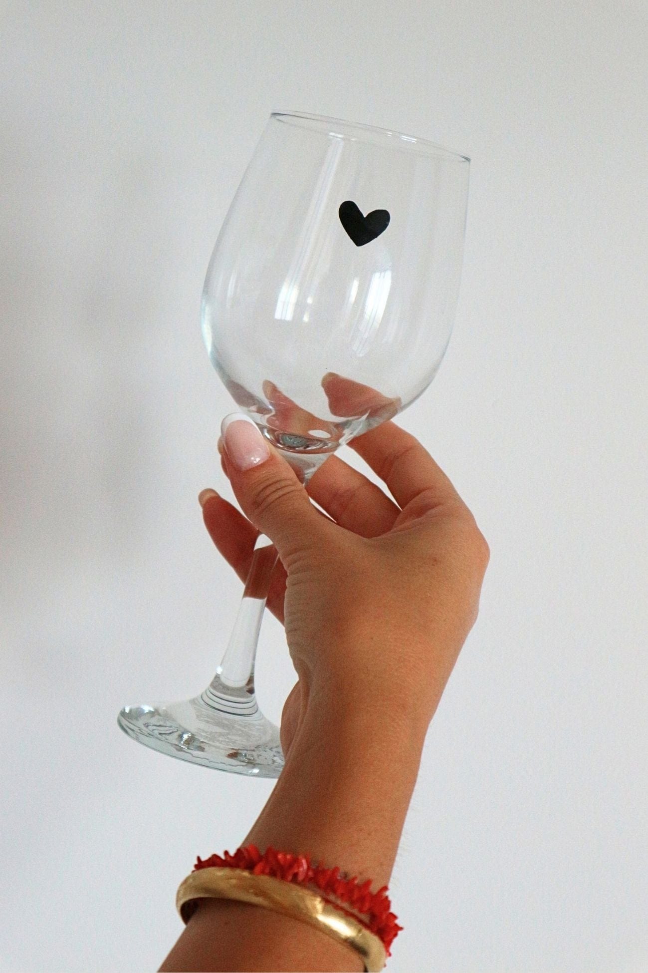 Clayre & Eef Daya Daya - Calice da vino con cuoricino 300ml | Clayre & Eef