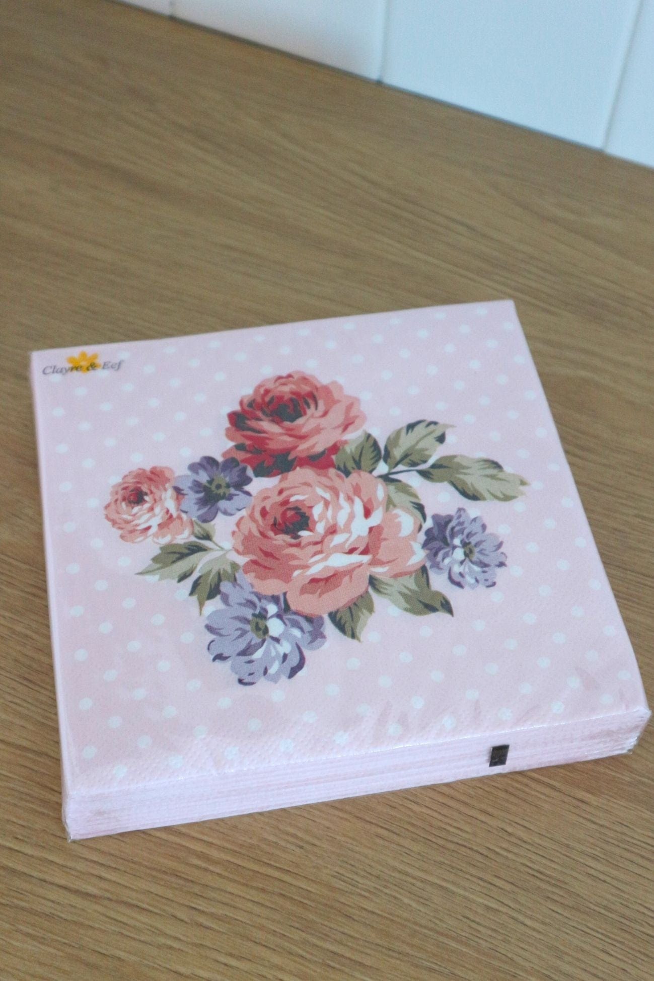 Clayre & Eef Fioritura Fioritura - Set di 20 tovaglioli in carta con fantasia floreale | Clayre & Eef