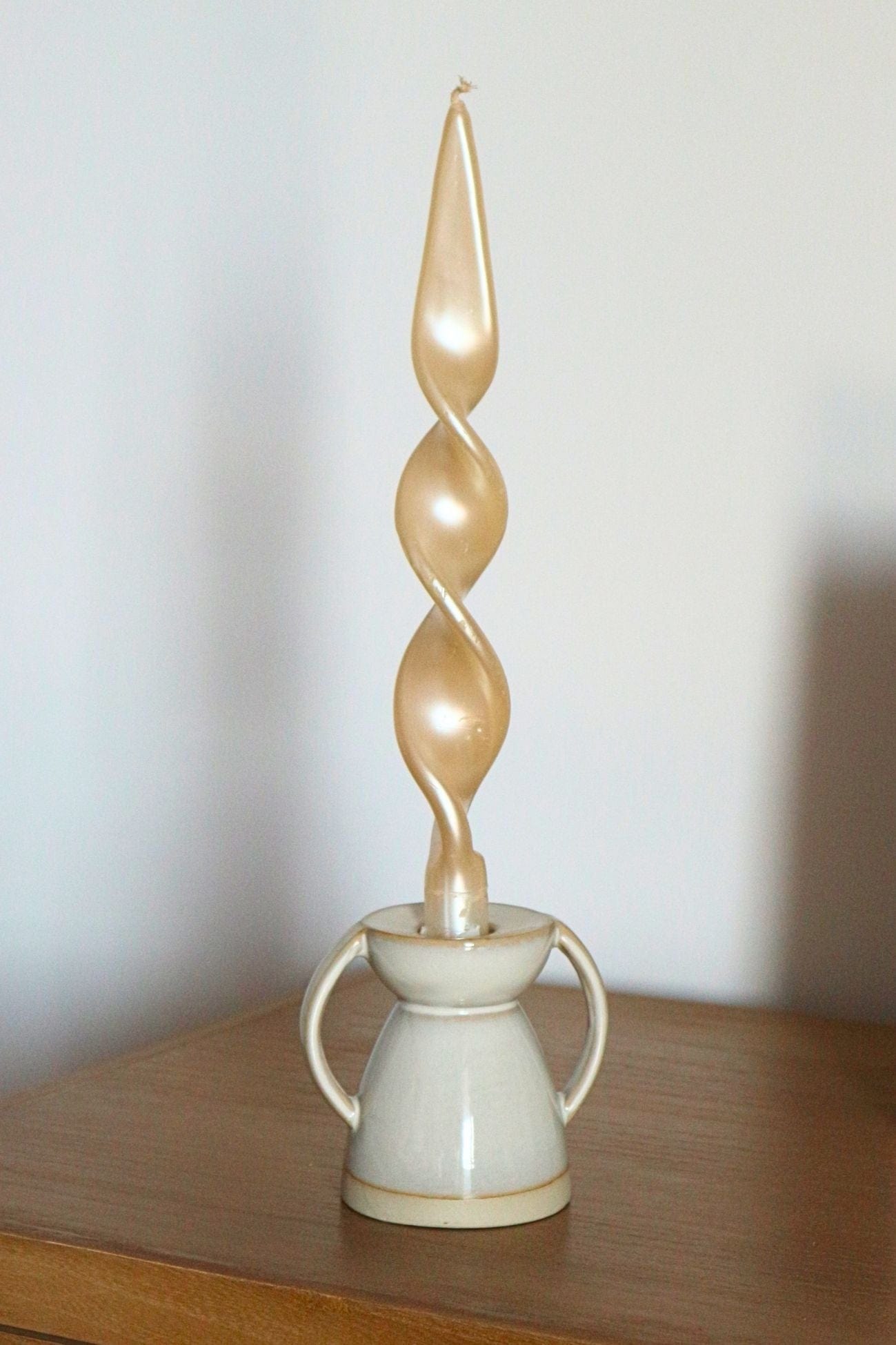 Clayre & Eef Ljus Ljus - Portacandela in porcellana con manici | Clayre & Eef