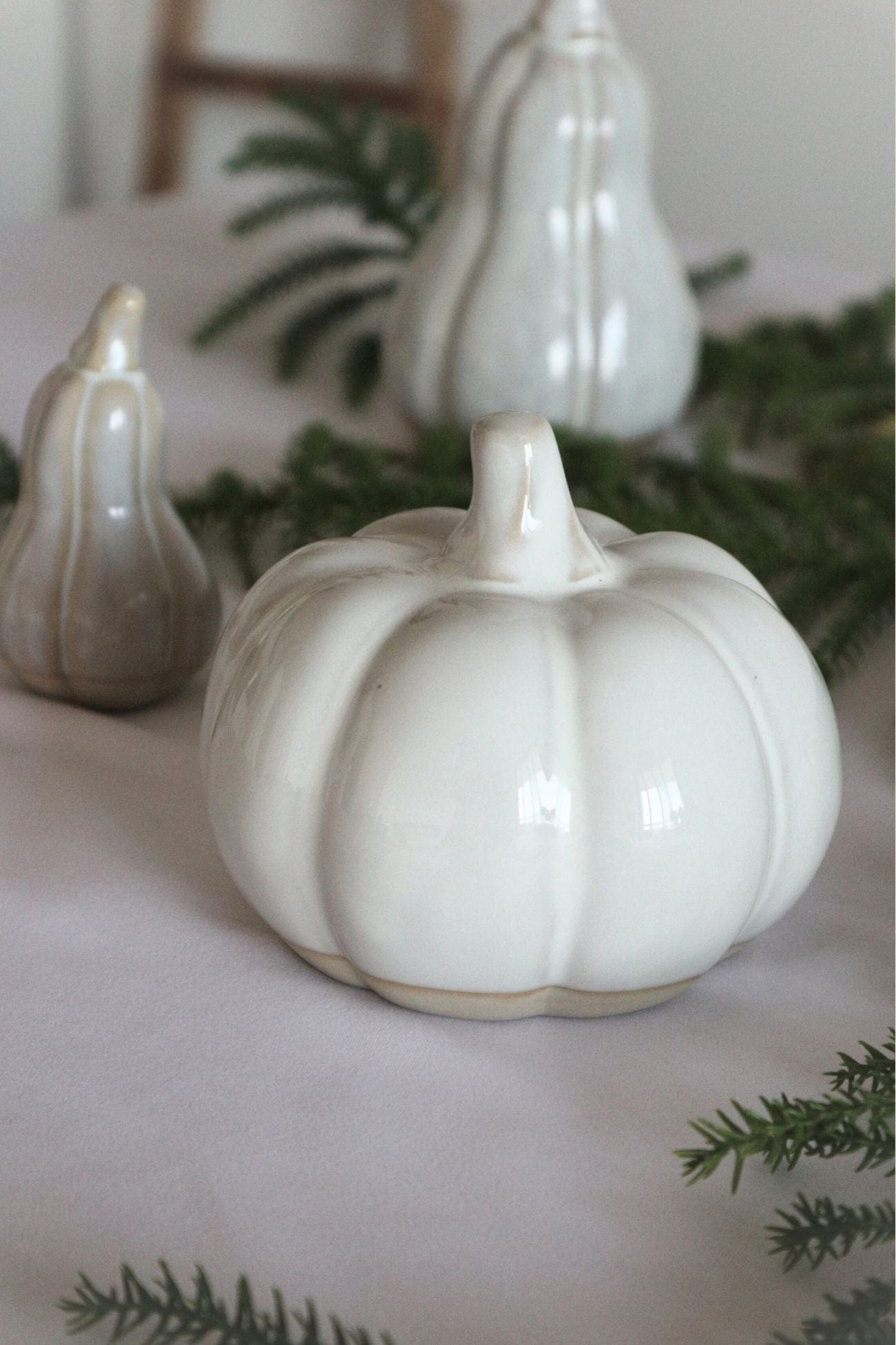 Clayre & Eef Ljus Ljus - Zucca decorativa in ceramica | Clayre & Eef