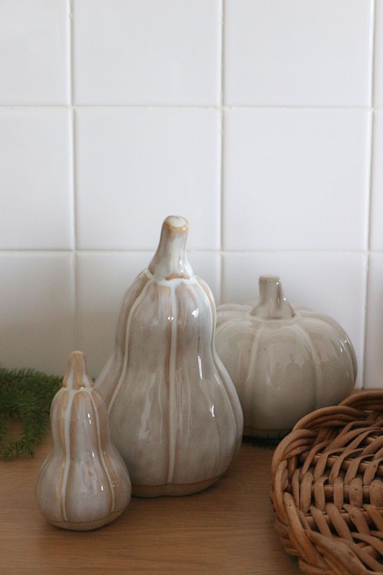 Clayre & Eef Ljus Ljus - Zucca decorativa in ceramica | Clayre & Eef