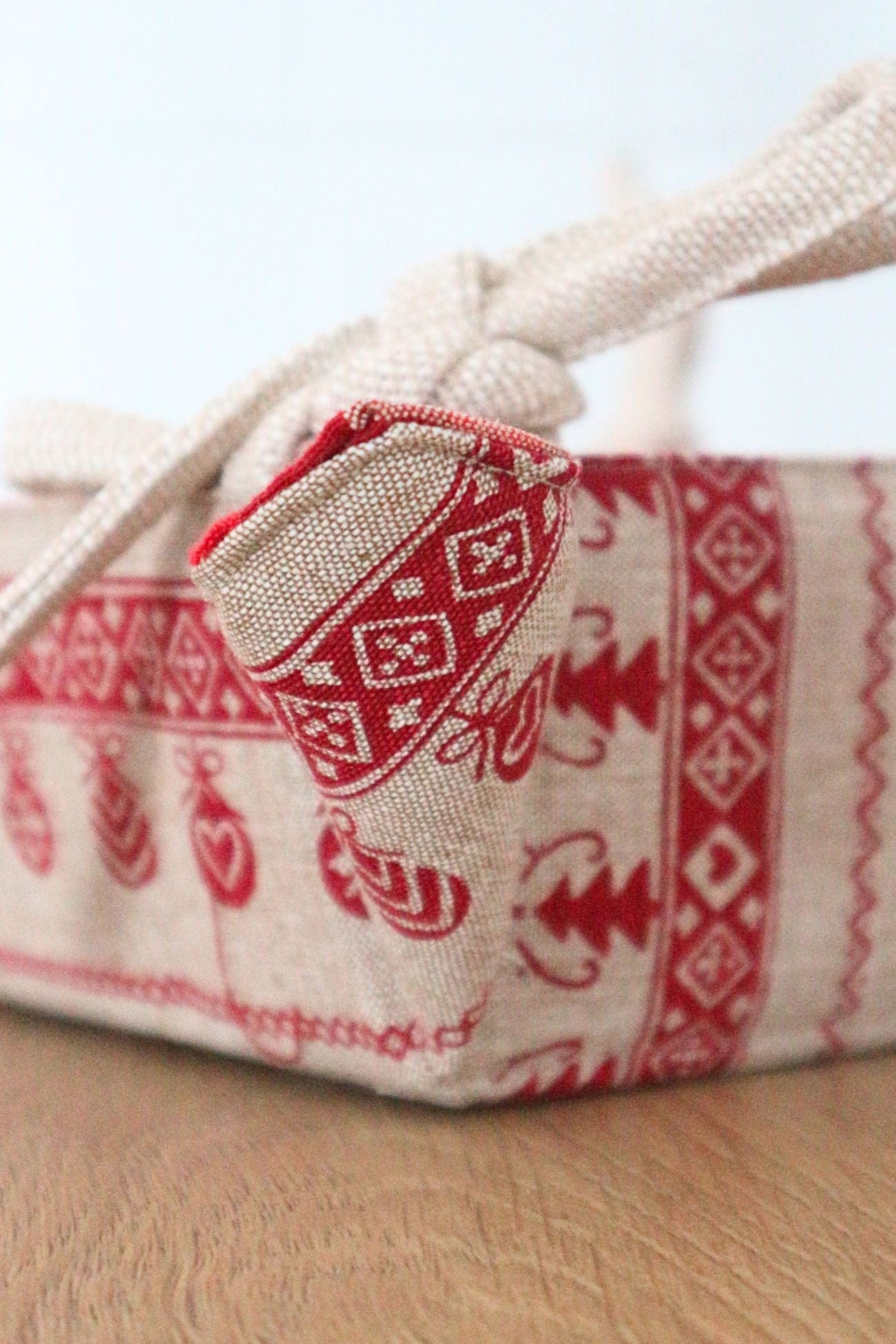 Clayre & Eef Sob Sob - Cestino per il pane natalizio in cotone | Clayre & Eef