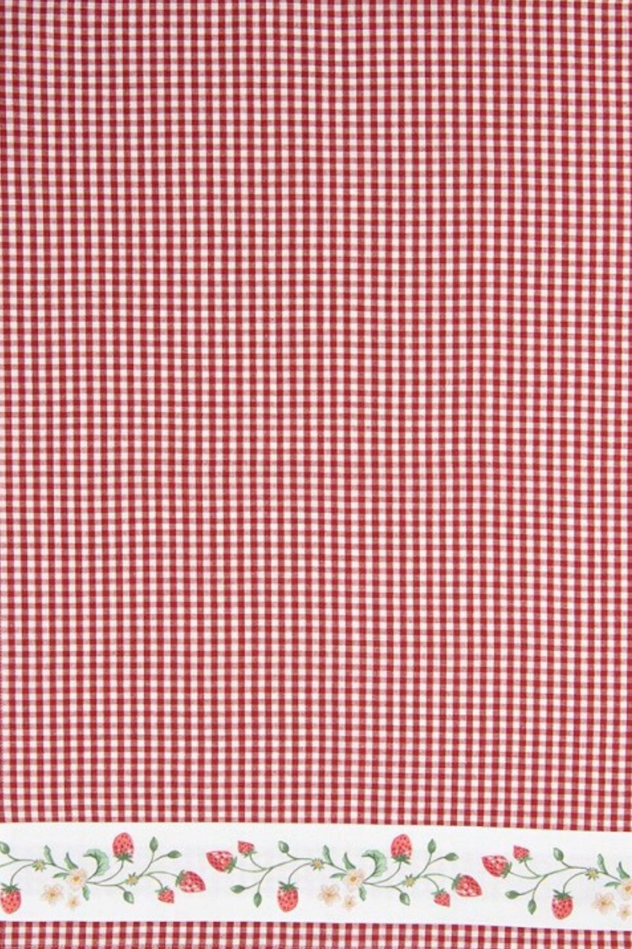 Clayre & Eef Strawberry Fields Vind - Strofinaccio in cotone beige con motivo floreale | Clayre & Eef