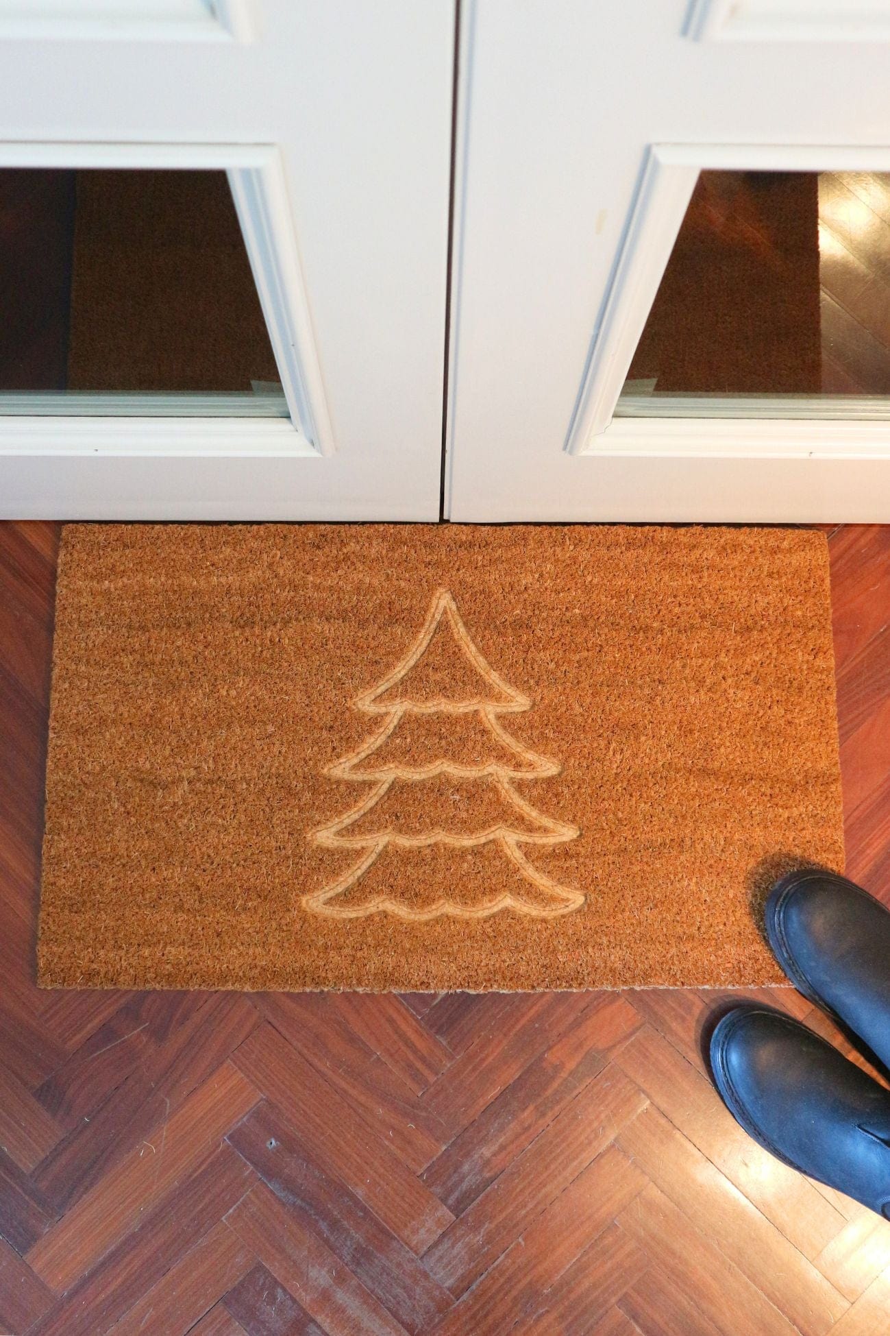 Clayre & Eef Tre Tre - Zerbino natalizio con alberello 75x45 | Clayre & Eef