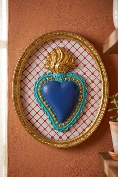 Ton Coeur Small Round Picture with Diamonds