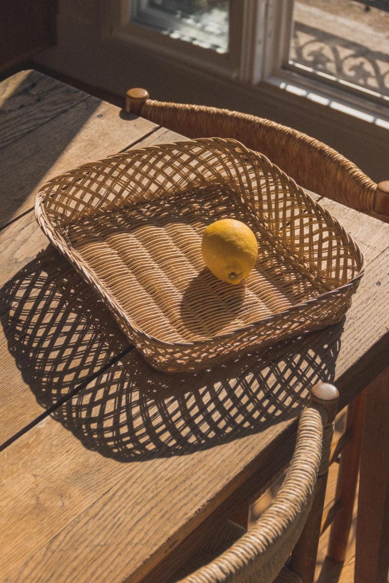 Éloge Lukwa Cestino da tavolo in vimini naturale