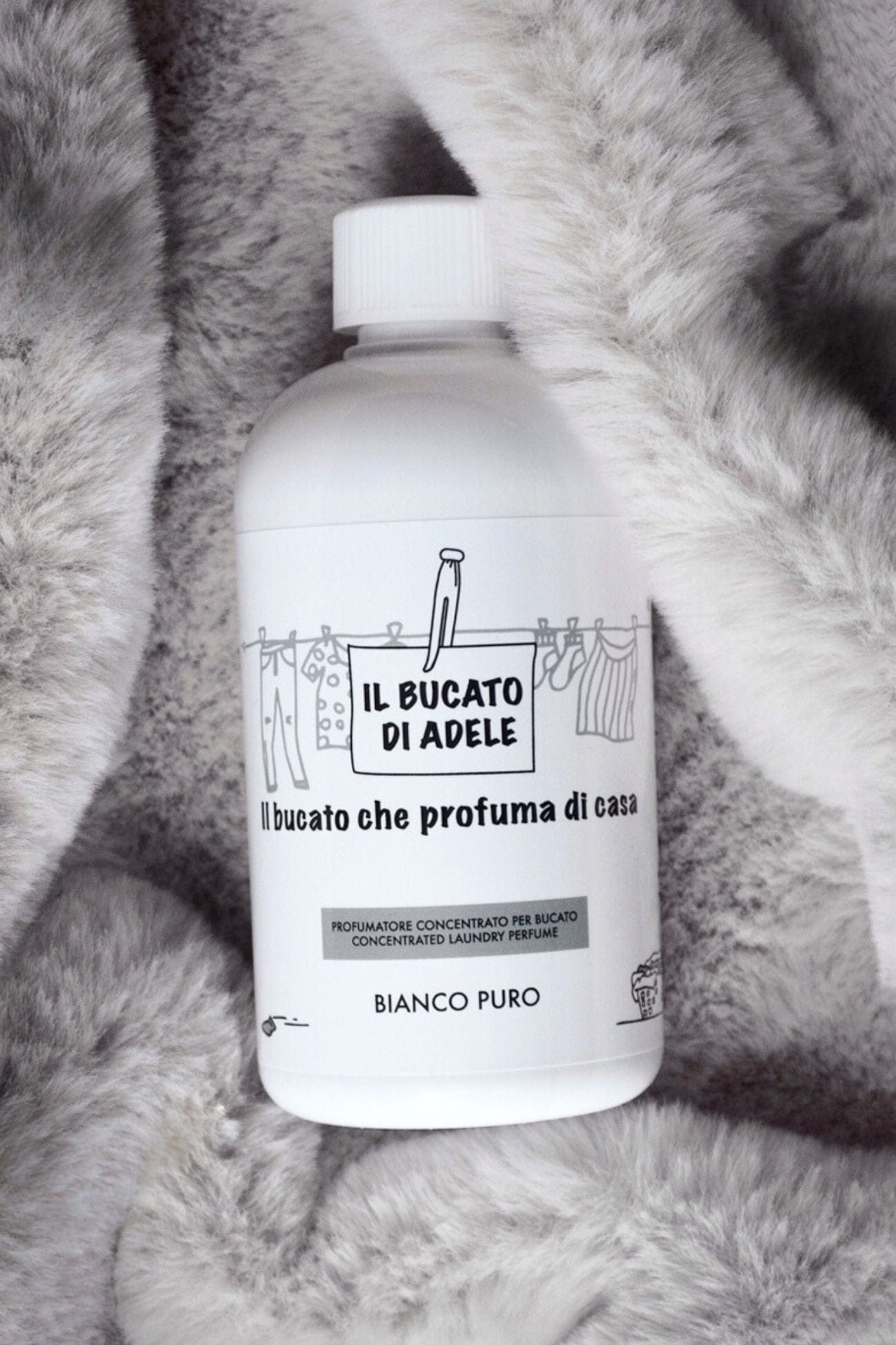 Il Bucato di Adele Bianco Puro Bianco Puro - Profumatore per bucato floreale - rosa bianca e geranio | Il Bucato di Adele