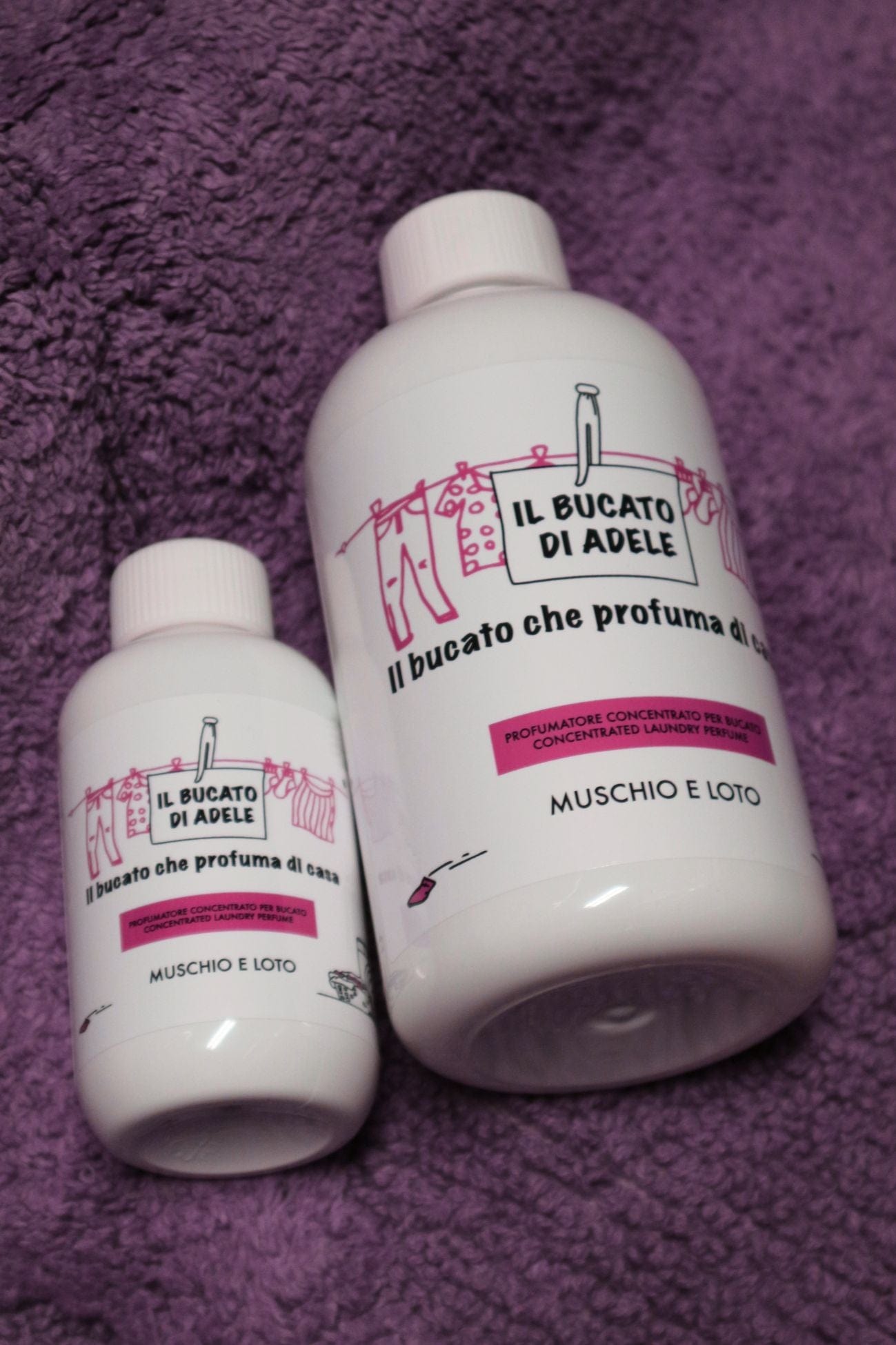 Il Bucato di Adele Muschio e Loto Muschio e Loto - Profumatore per bucato floreale - fiore di loto e mughetto | Il Bucato di Adele