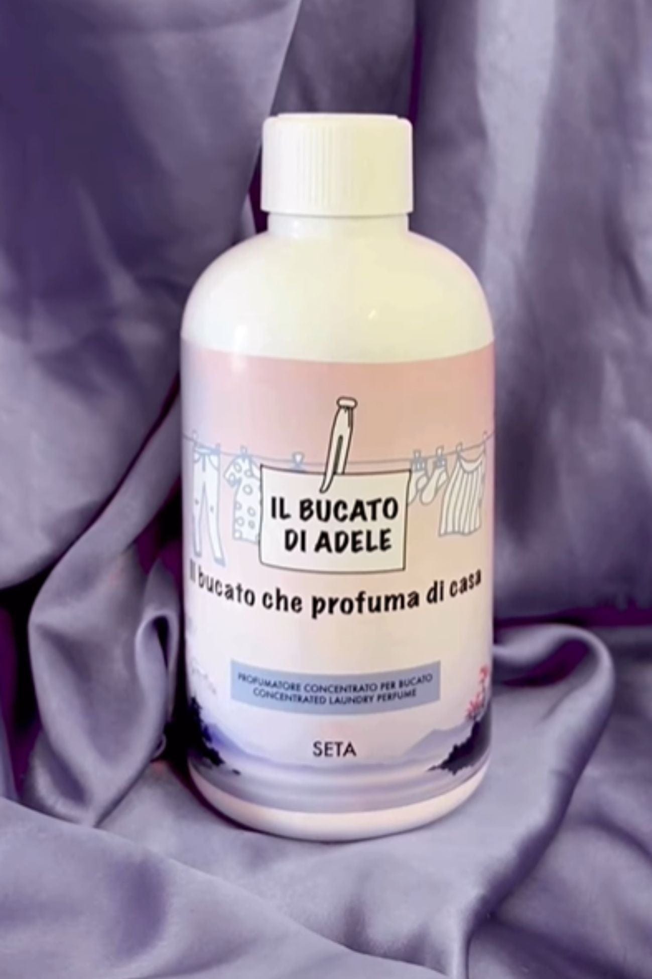 Il Bucato di Adele Seta Fiori di Cotone - Profumatore per bucato floreale - ylang ylang, bergamotto e rosa | Il Bucato di Adele