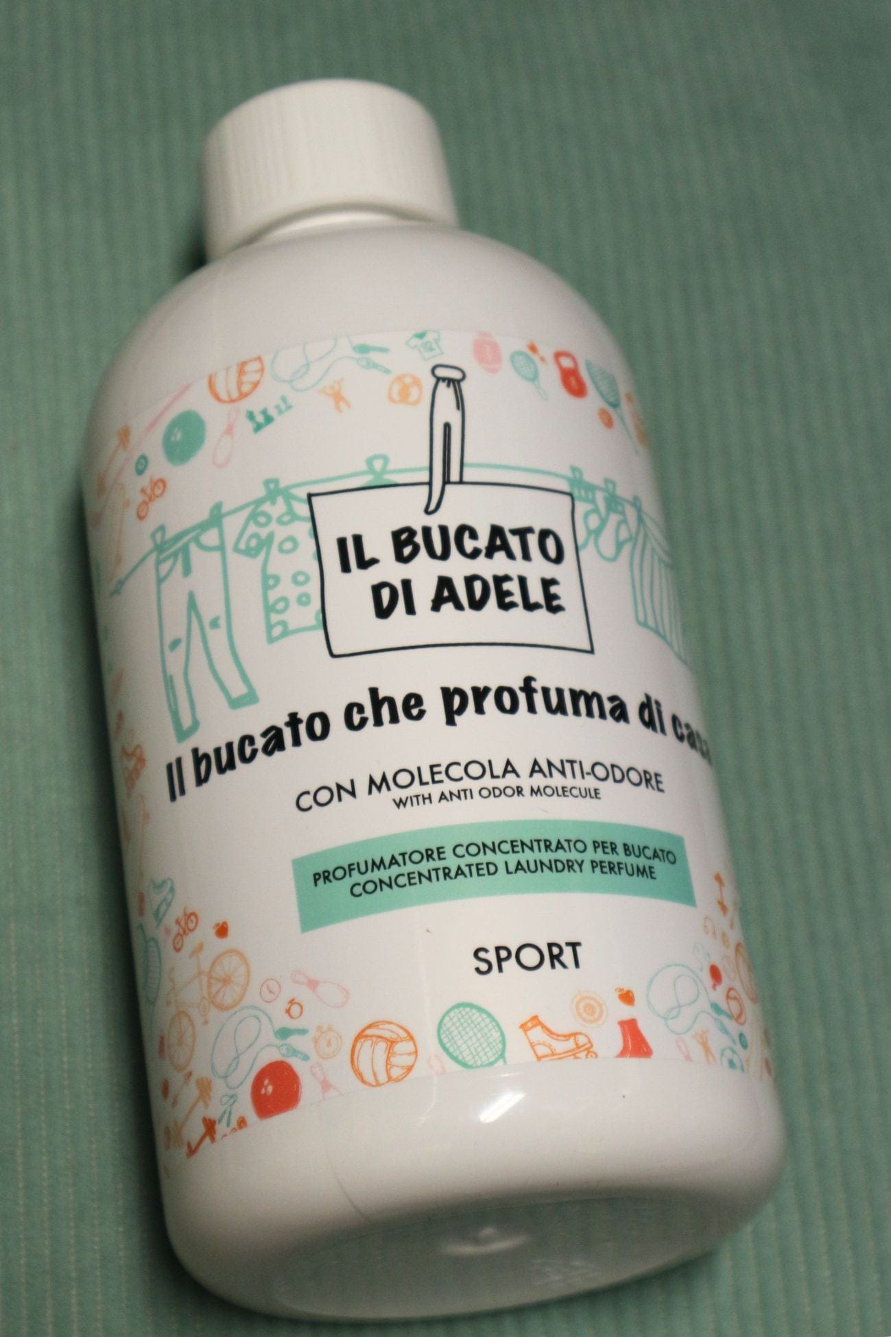 Il Bucato di Adele Sport Sport - Profumatore per bucato con molecola anti-odore unisex | Il Bucato di Adele