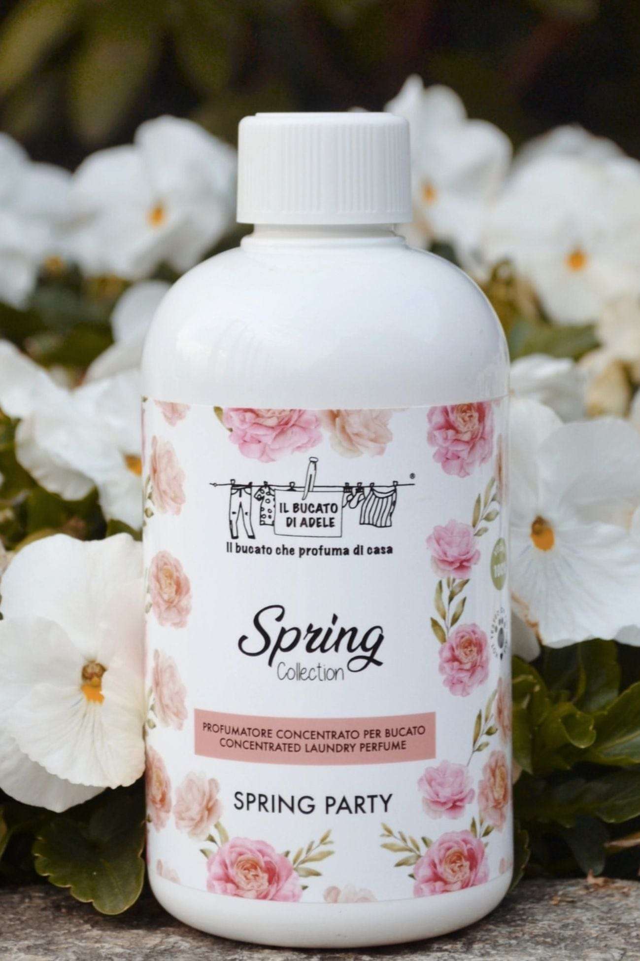 Il Bucato di Adele Spring Party Spring Party - Profumatore per bucato muschiato - fiori d’arancio ed iris | Il Bucato di Adele