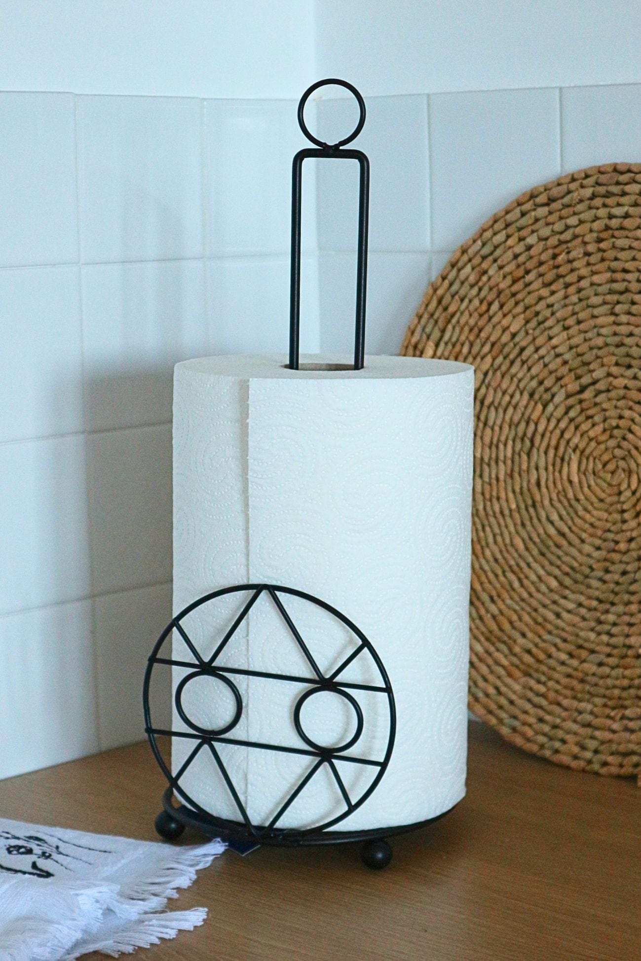 Item International Carol Carol - Portarotoli in metallo nero | Item International