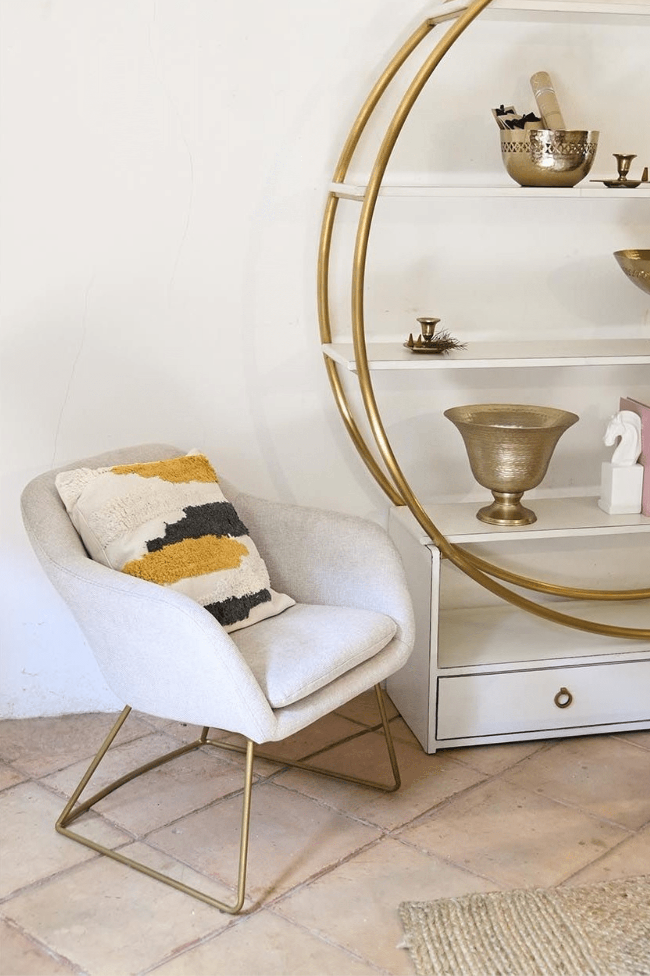 Item International Dakota Cuscino arredo in cotone imbottito in stile boho