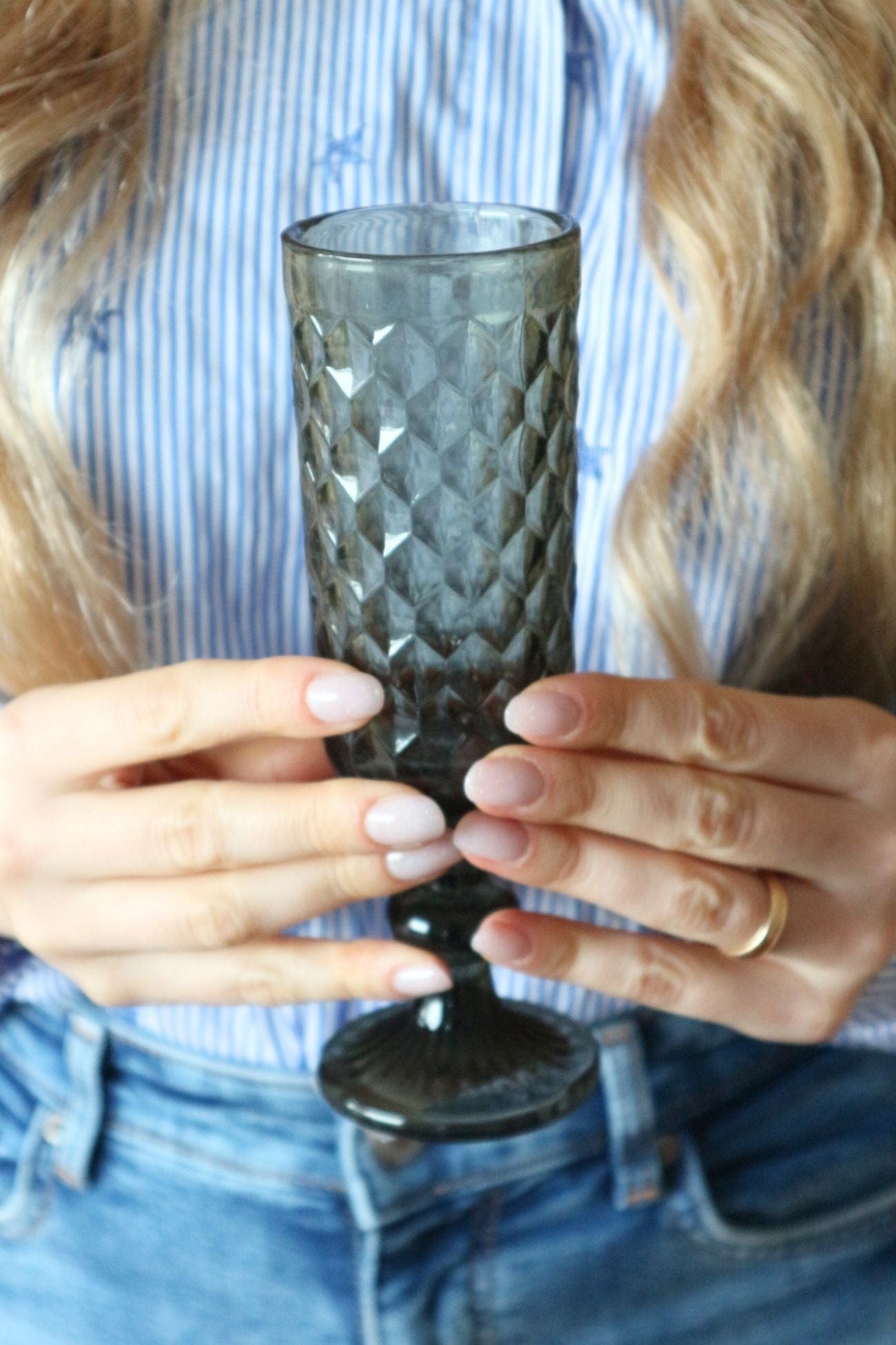 Item International Ermes Ermes - Flute di vetro grigio 150ml | Item International