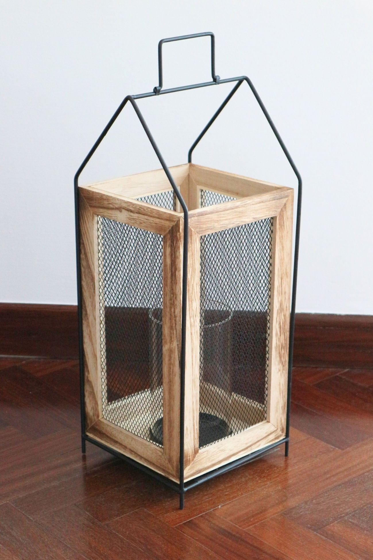 Item International Fener Fener - Lanterna in legno e metallo | Item International