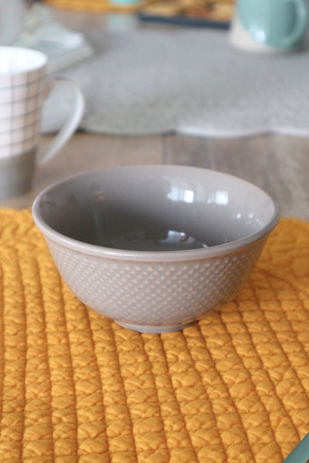 Item International Heng Heng - Ciotola in porcellana grigia | Item International