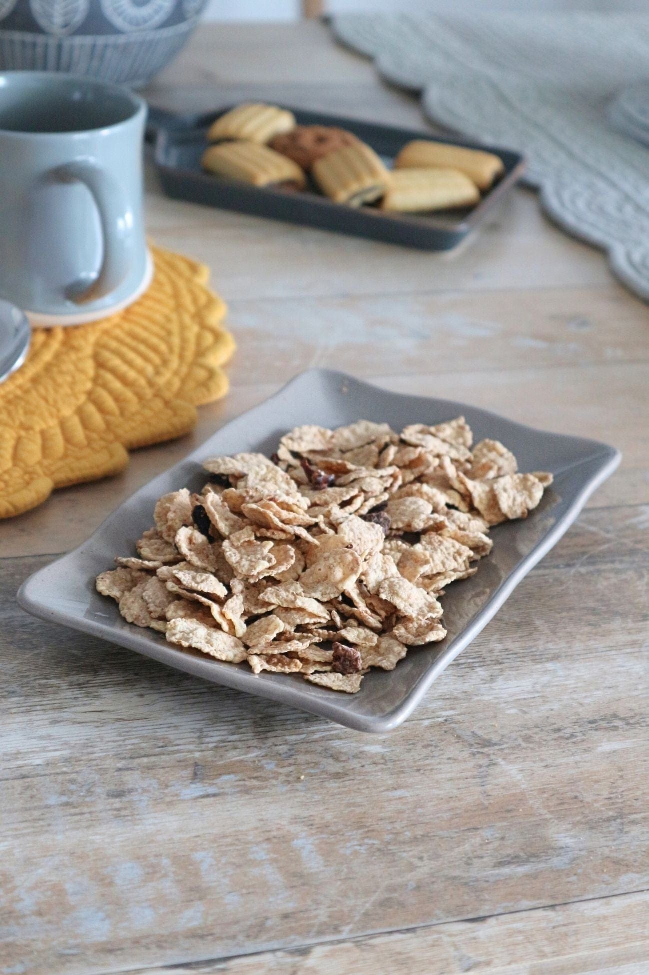 Item International Heng Heng - Vassoio in porcellana grigia | Item International