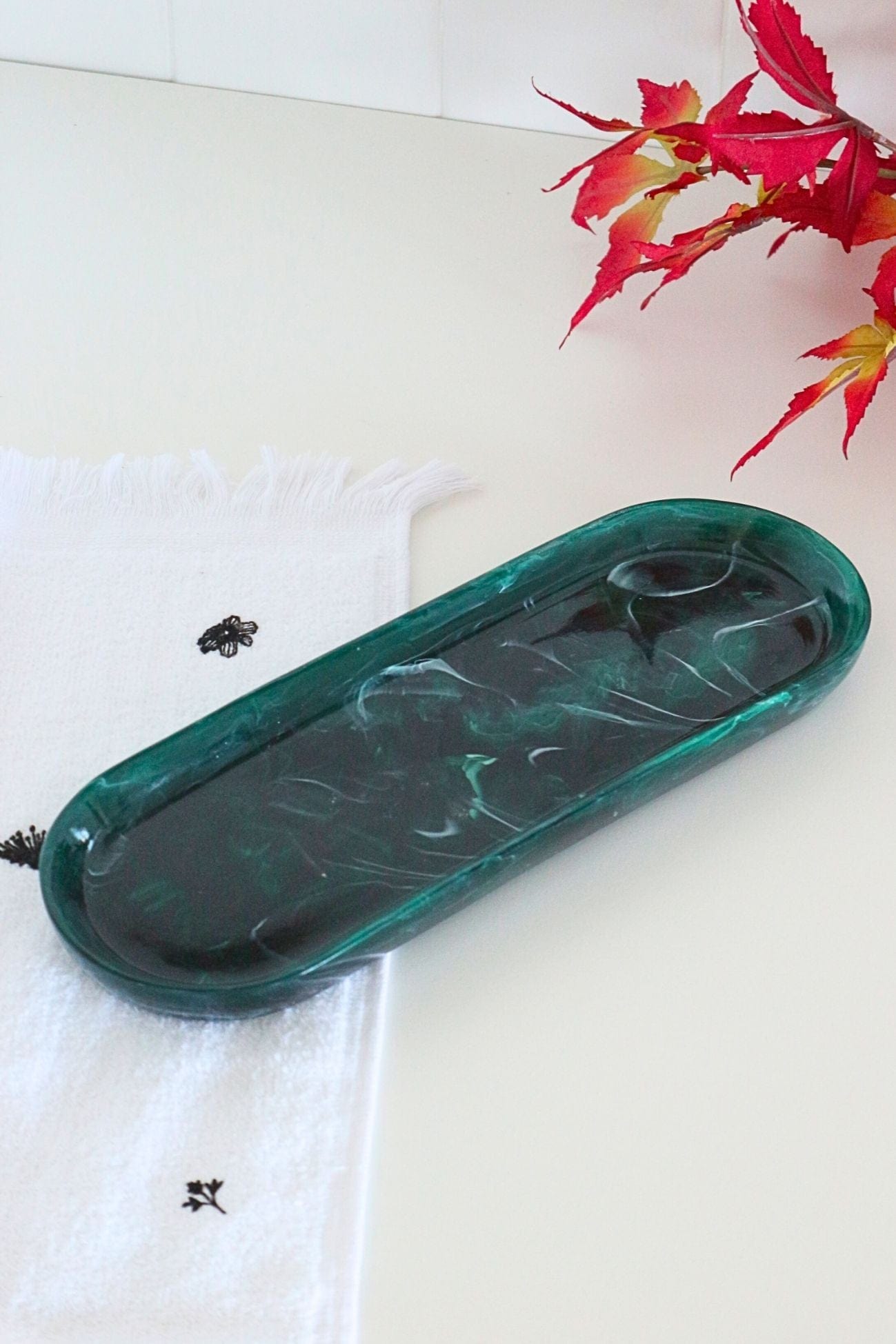 Item International Jibaro Jibaro - Portasapone in resina verde sfumato | Item International