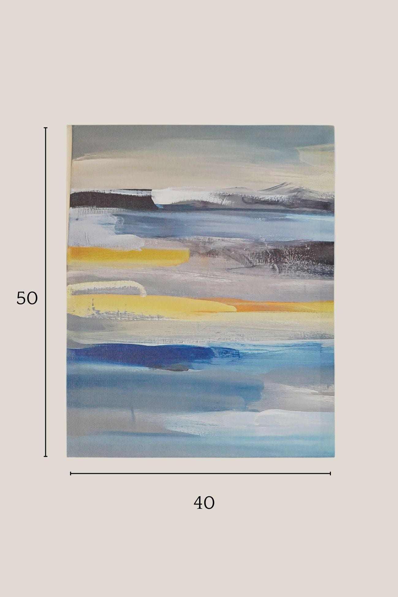 Item International Mindy Mindy - Stampa su tela canvas dipinto astratto | Item International