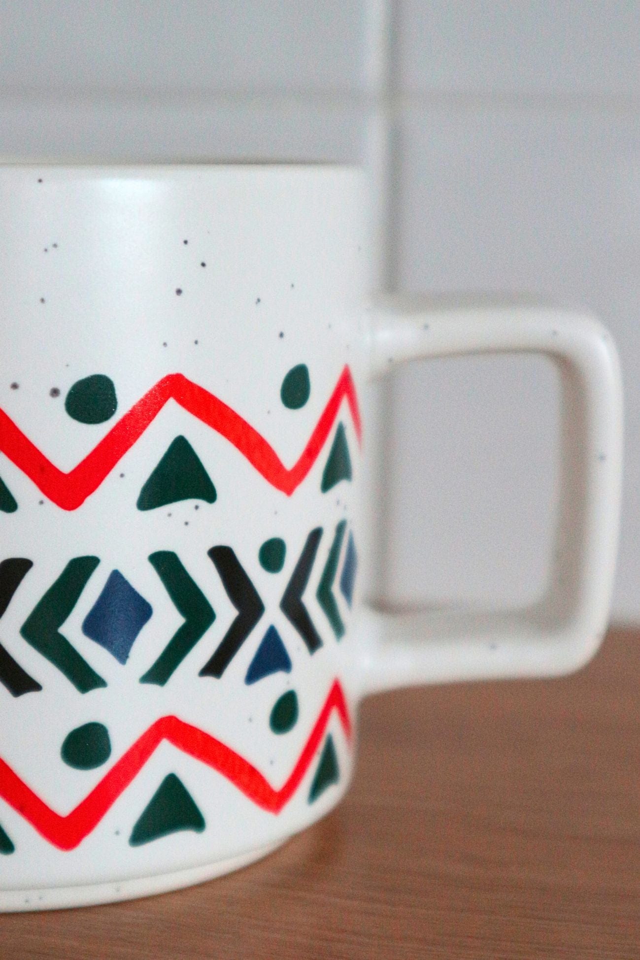 Item International New Bone New Bone - Tazza in porcellana in stile boho 420 ml | Item International