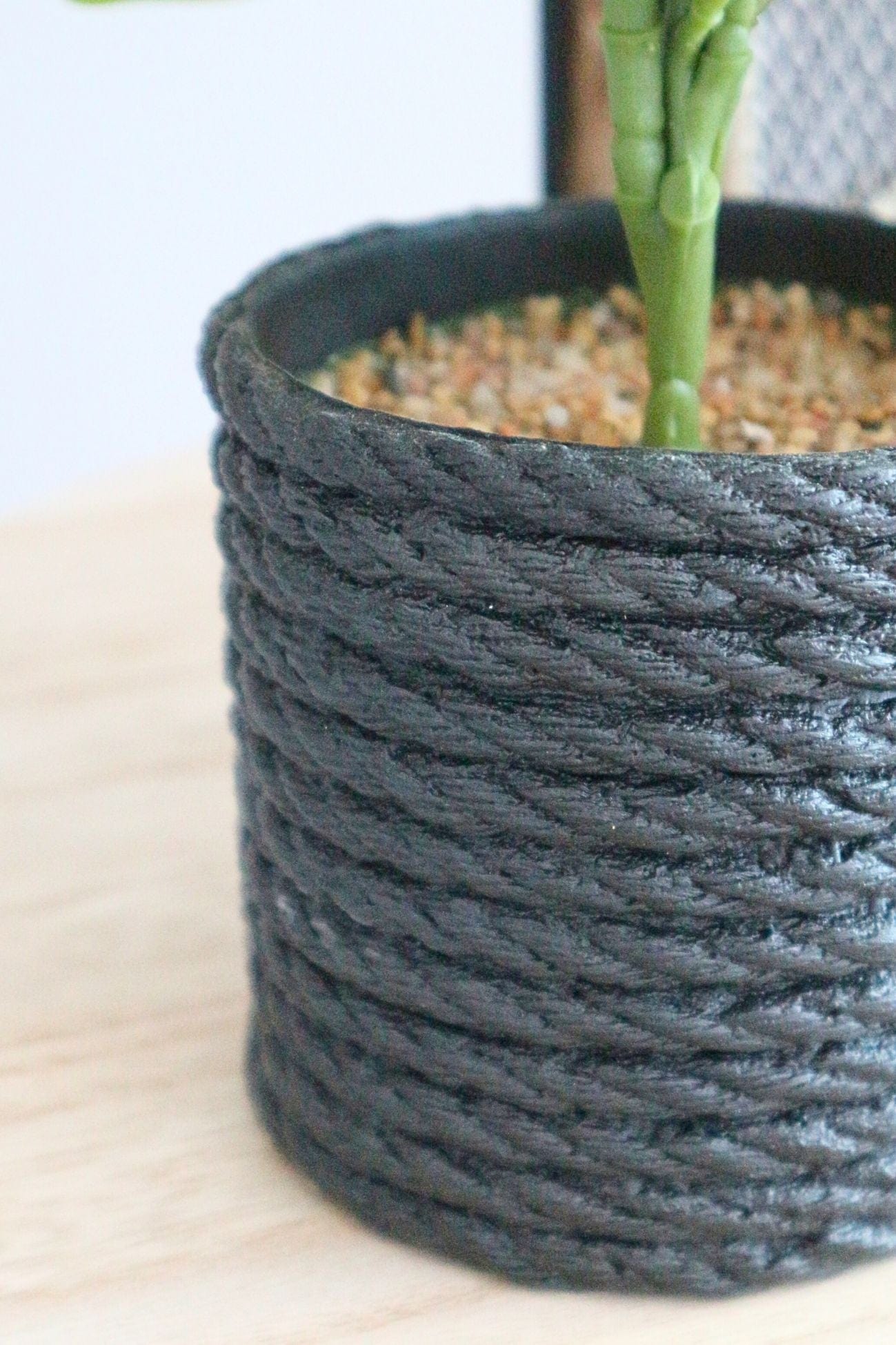 Item International Oliver Oliver - Piantina artificiale con vasetto nero in PVC | Item International