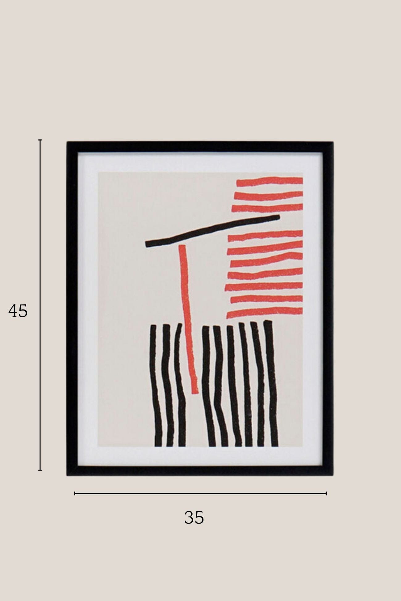 Item International Rivit Rivit - Stampa digitale incorniciata astratta | Item International