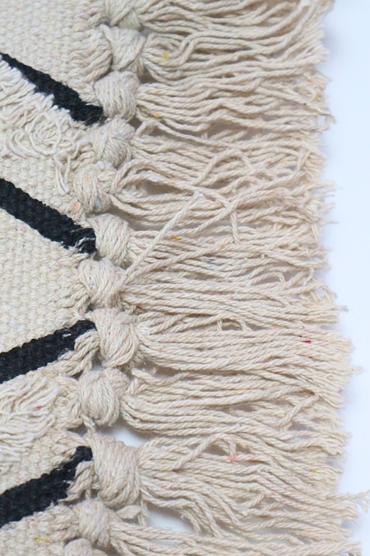 Item International Ruiten Ruiten - Tappetino in cotone con rombi in stile boho 80x50 | Item International