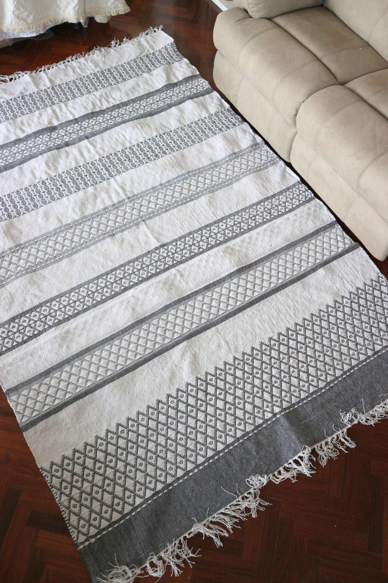 Item International Utah Utah - Tappeto in cotone in sfumature di grigio 250x160 | Item International