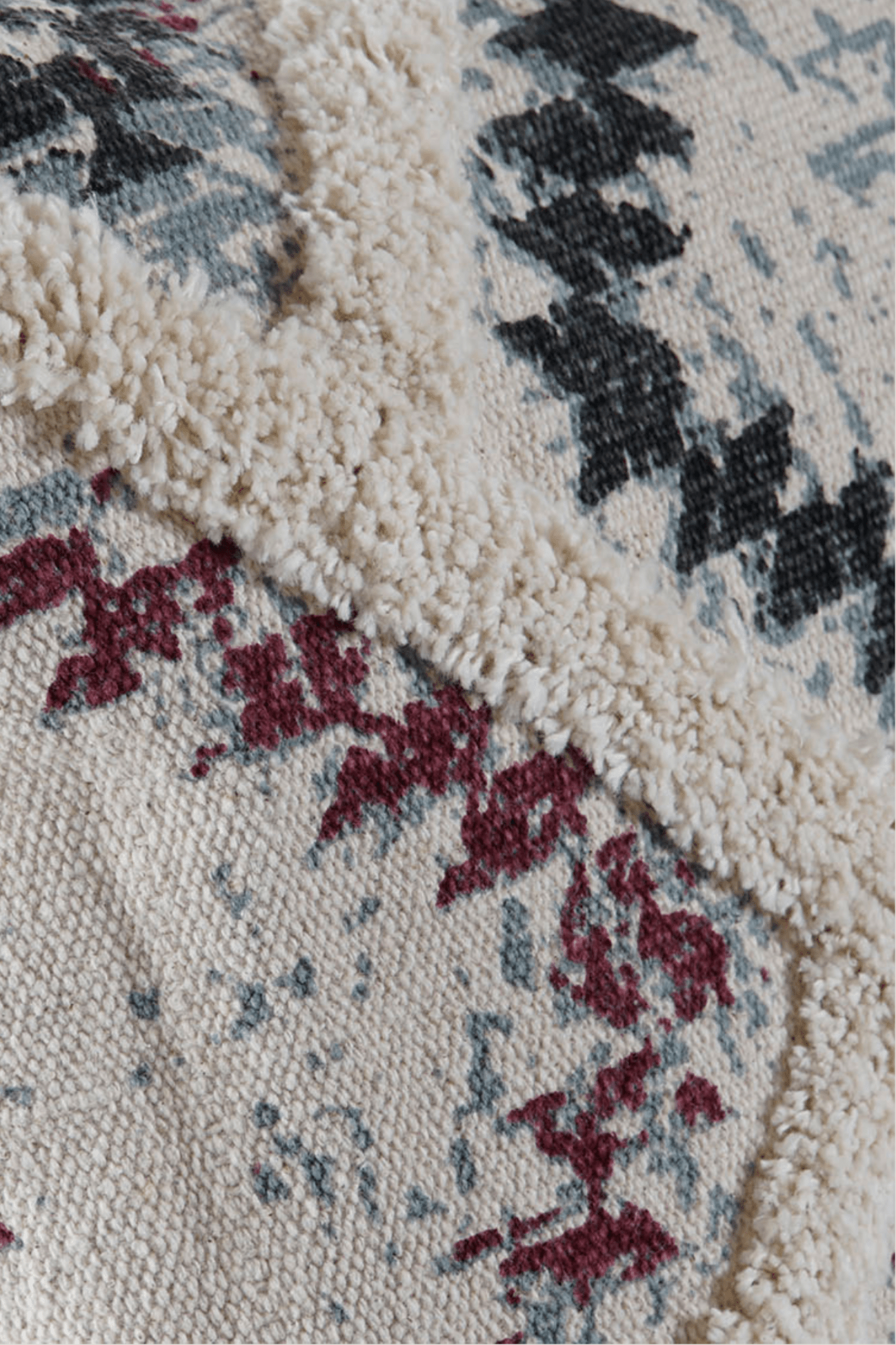 Item International William Cuscino arredo imbottito in cotone in stile boho