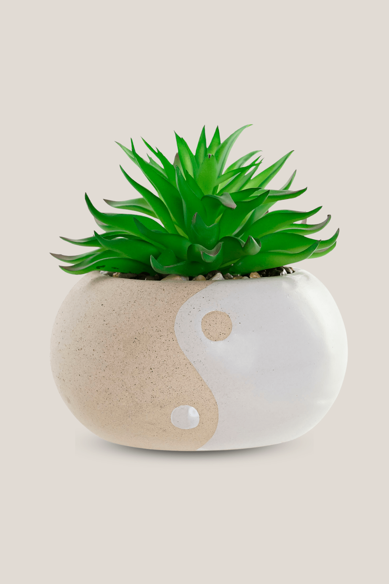 Item International Yin & Yang Piantina in porcellana in stile orientale