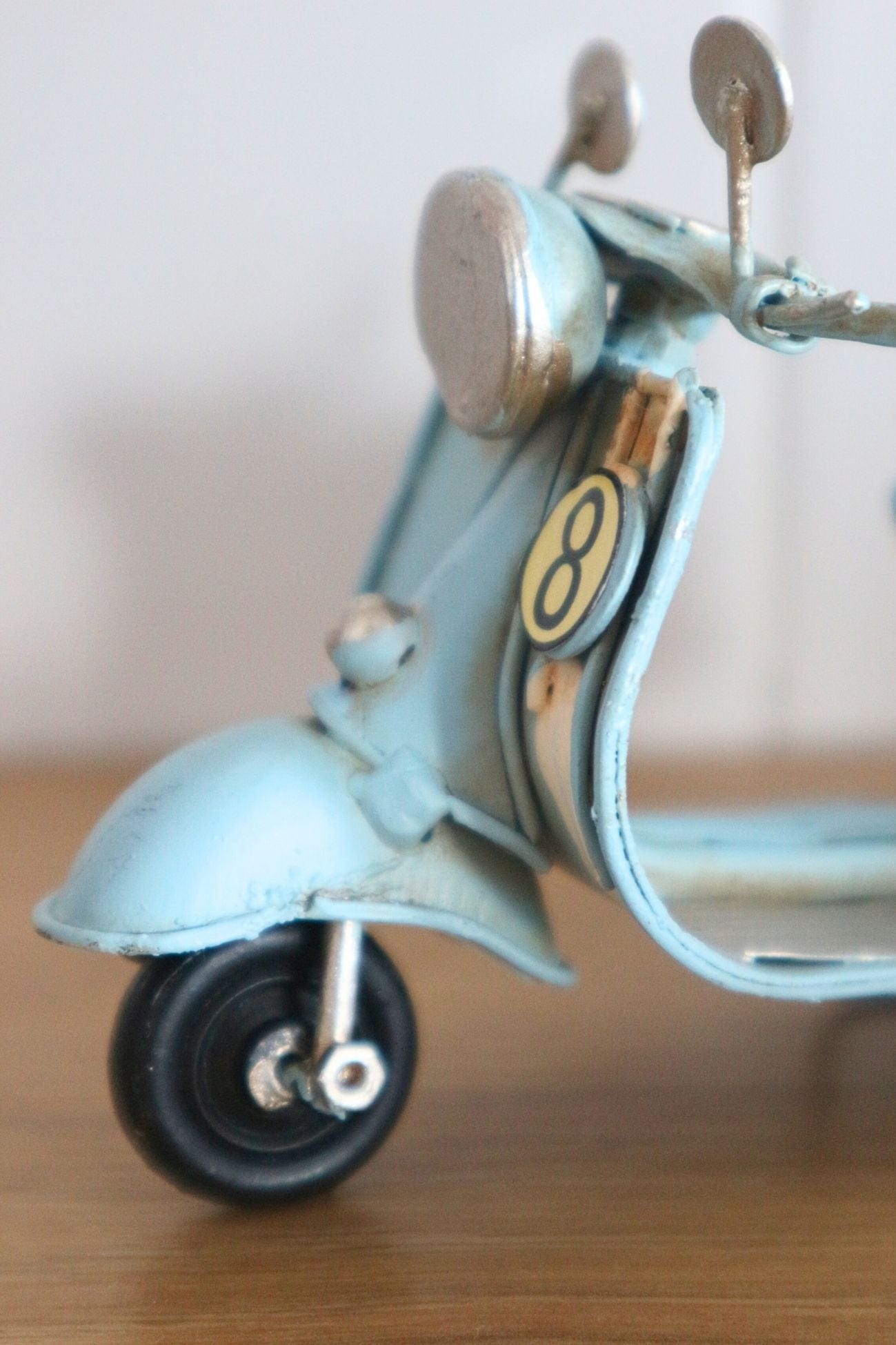 Jolipa Baz Baz - Scooter in metallo azzurro in stile vintage | Jolipa