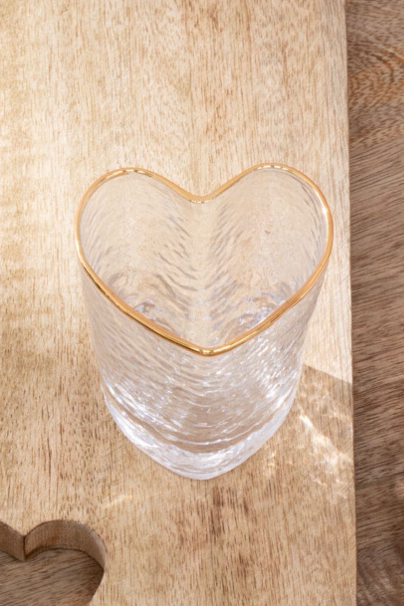 Jolipa Gylde Gylde - Bicchiere in vetro con bordi dorati | Jolipa