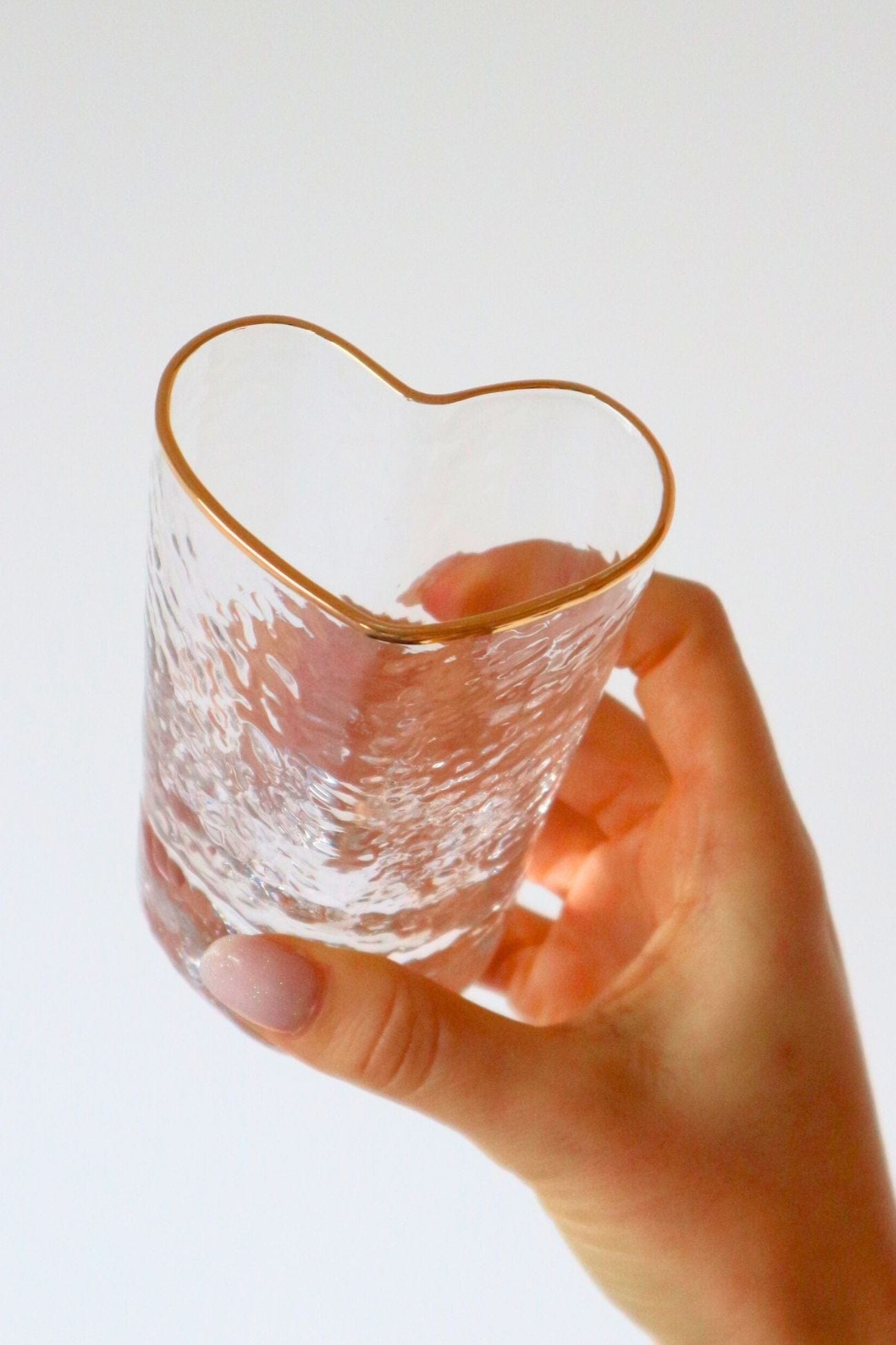 Jolipa Gylde Gylde - Bicchiere in vetro con bordi dorati | Jolipa