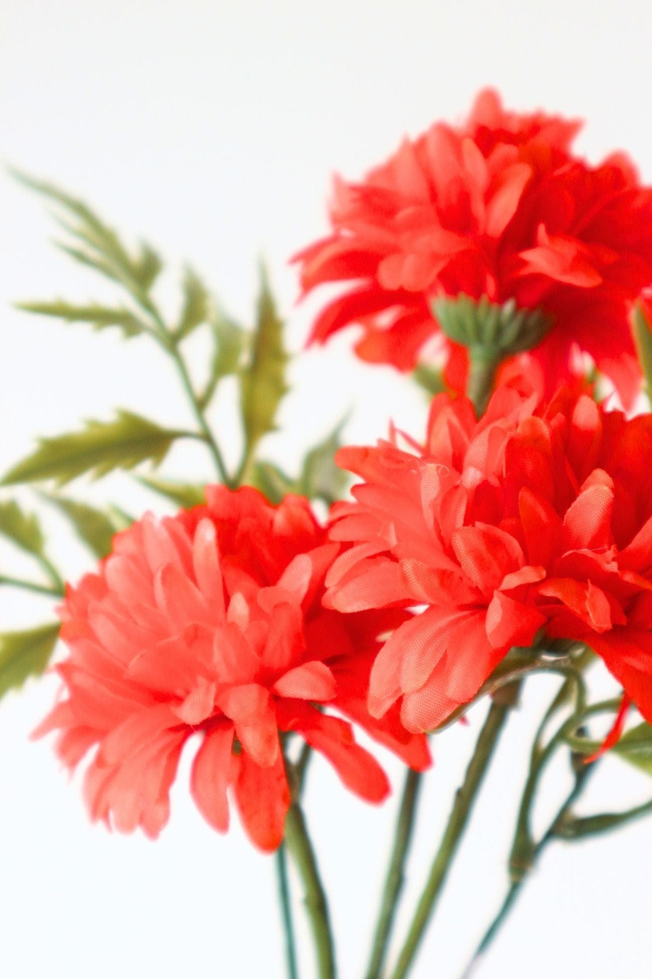 Jolipa Krisan Krisan - Mazzo di 3 crisantemi artificiali color giallo 30 cm | Jolipa