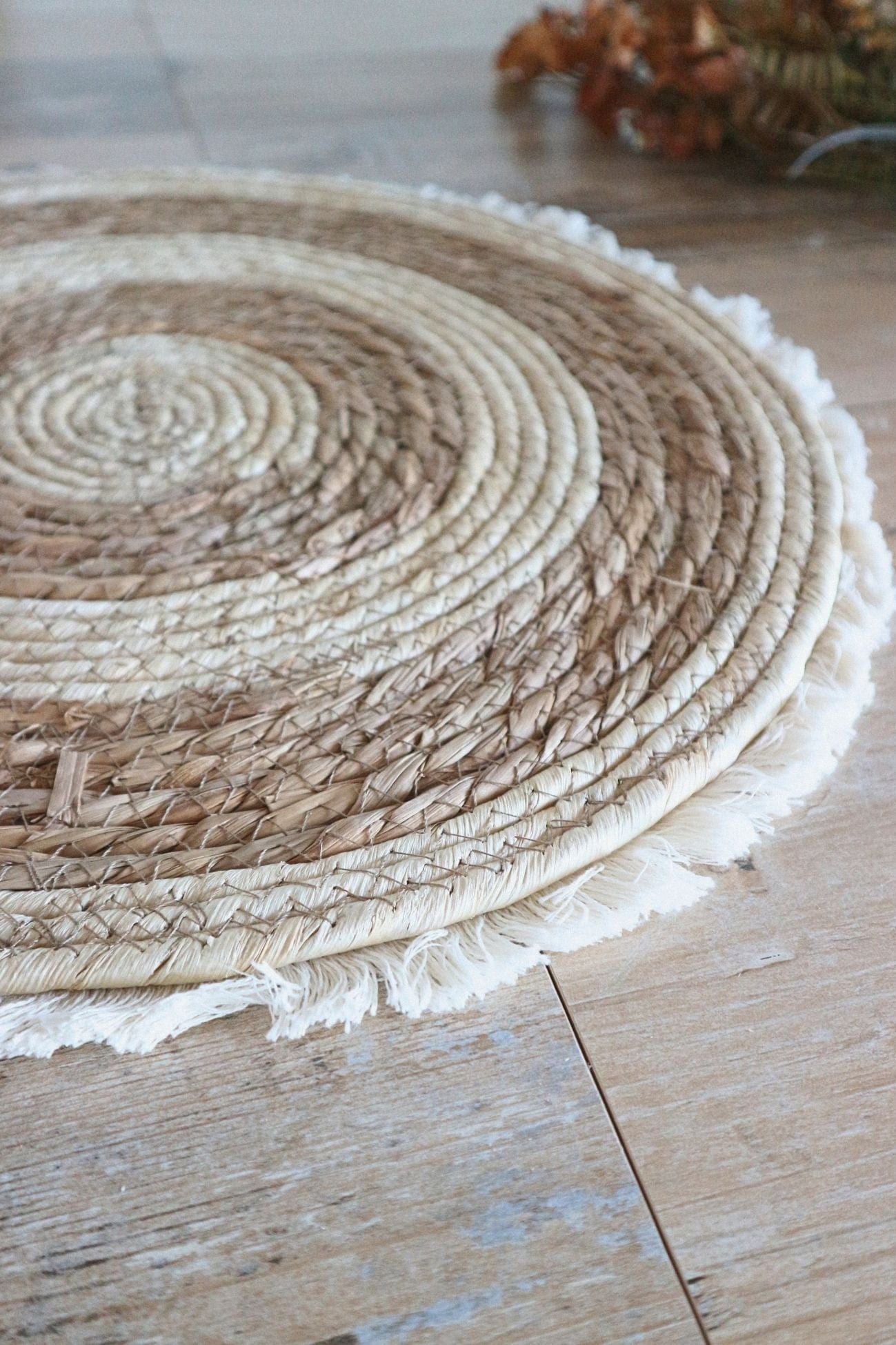 Jolipa Talus Talus - Tovaglietta americana tonda in canna, malacca e bambù | Jolipa