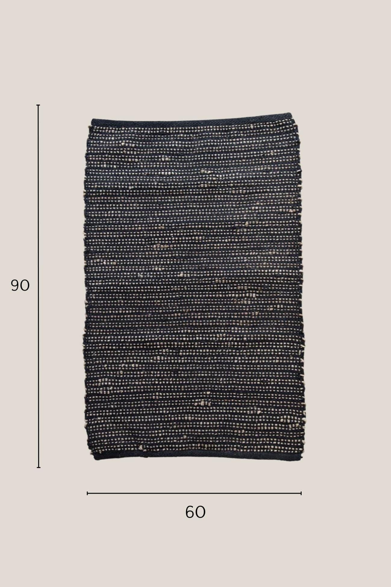 Luxe Lodge Rico Rico - Tappeto in cotone e juta 90x60 | Luxe Lodge