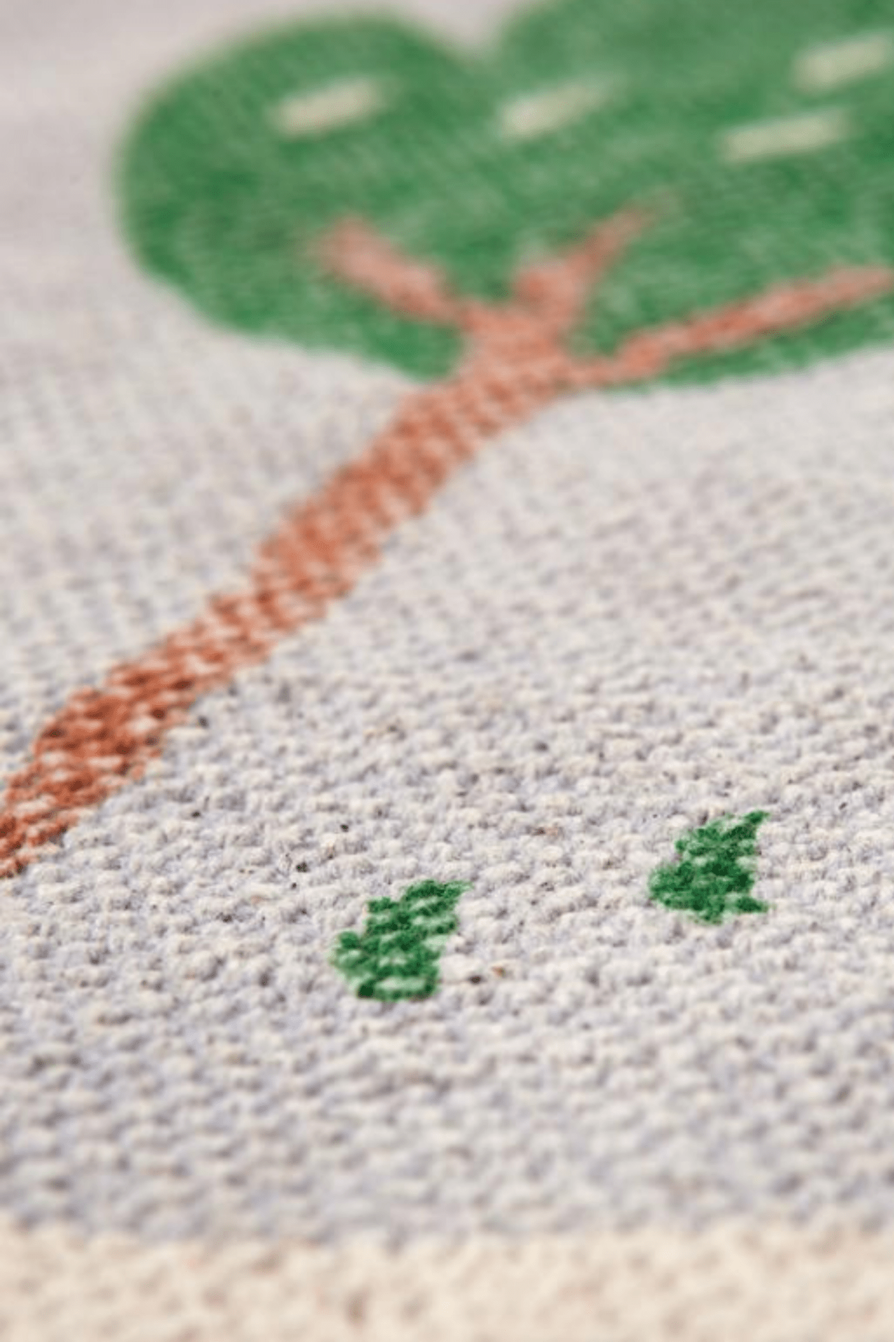 Nattiot Veggy Tappeto da gioco per bambini sentiero nel bosco 130cm