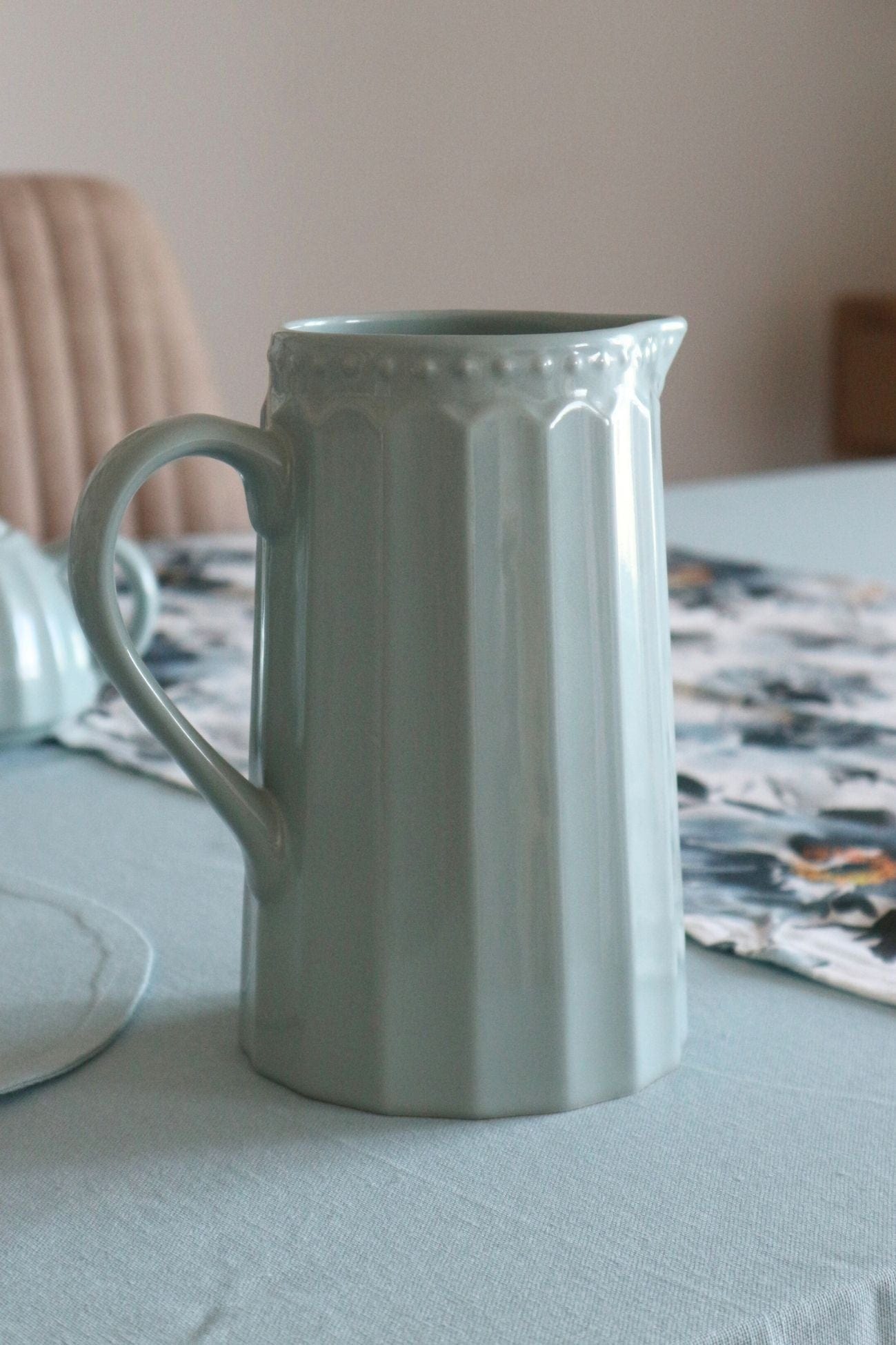 Nuvole di Stoffa Demetra Demetra - Caraffa in ceramica color tiffany 1 L | Nuvole di Stoffa