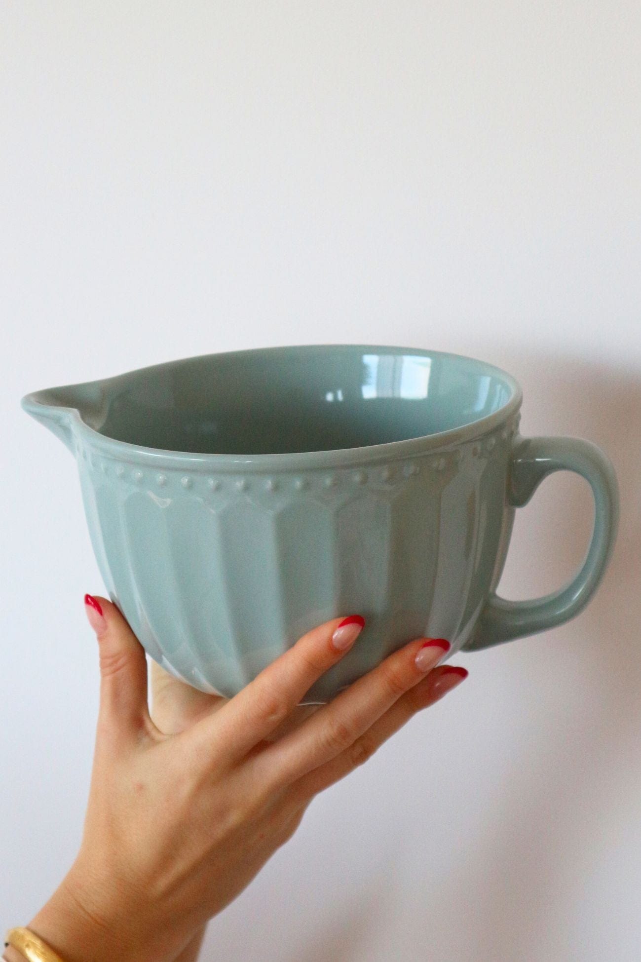 Nuvole di Stoffa Demetra Demetra - Ciotola grande in ceramica con beccuccio | Nuvole di Stoffa