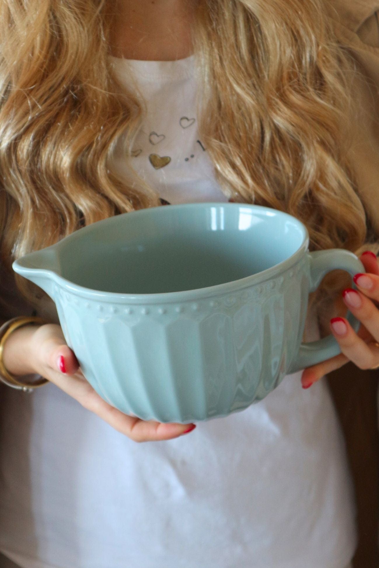 Nuvole di Stoffa Demetra Demetra - Ciotola grande in ceramica con beccuccio | Nuvole di Stoffa