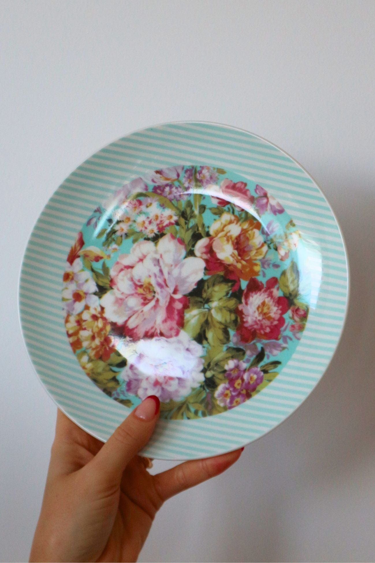 Nuvole di Stoffa Grace Grace - Piatto da dolce floreale in porcellana ∅ 20 cm | Nuvole di Stoffa